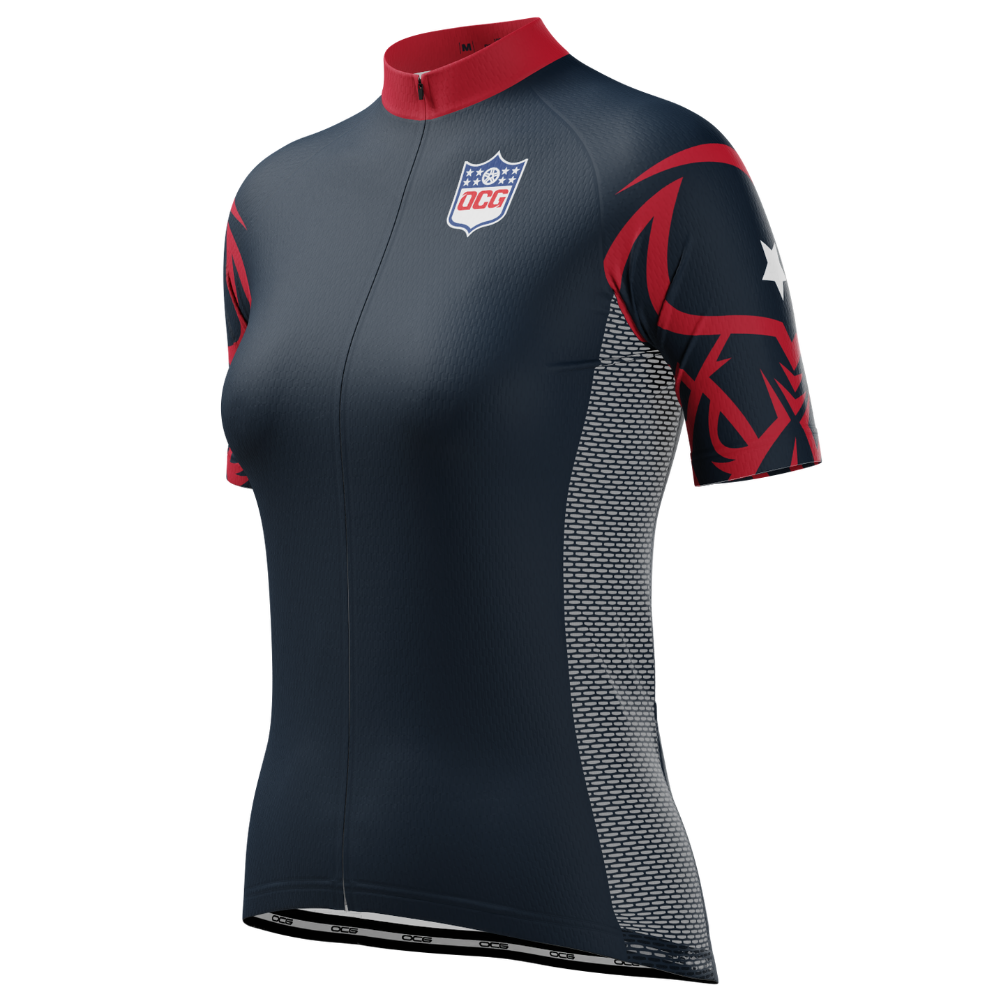 Women's Houston Football Short Sleeve Cycling Jersey