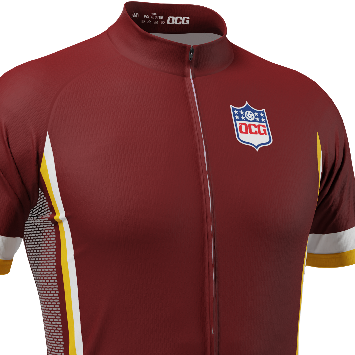 Men's Washington Football Short Sleeve Cycling Jersey