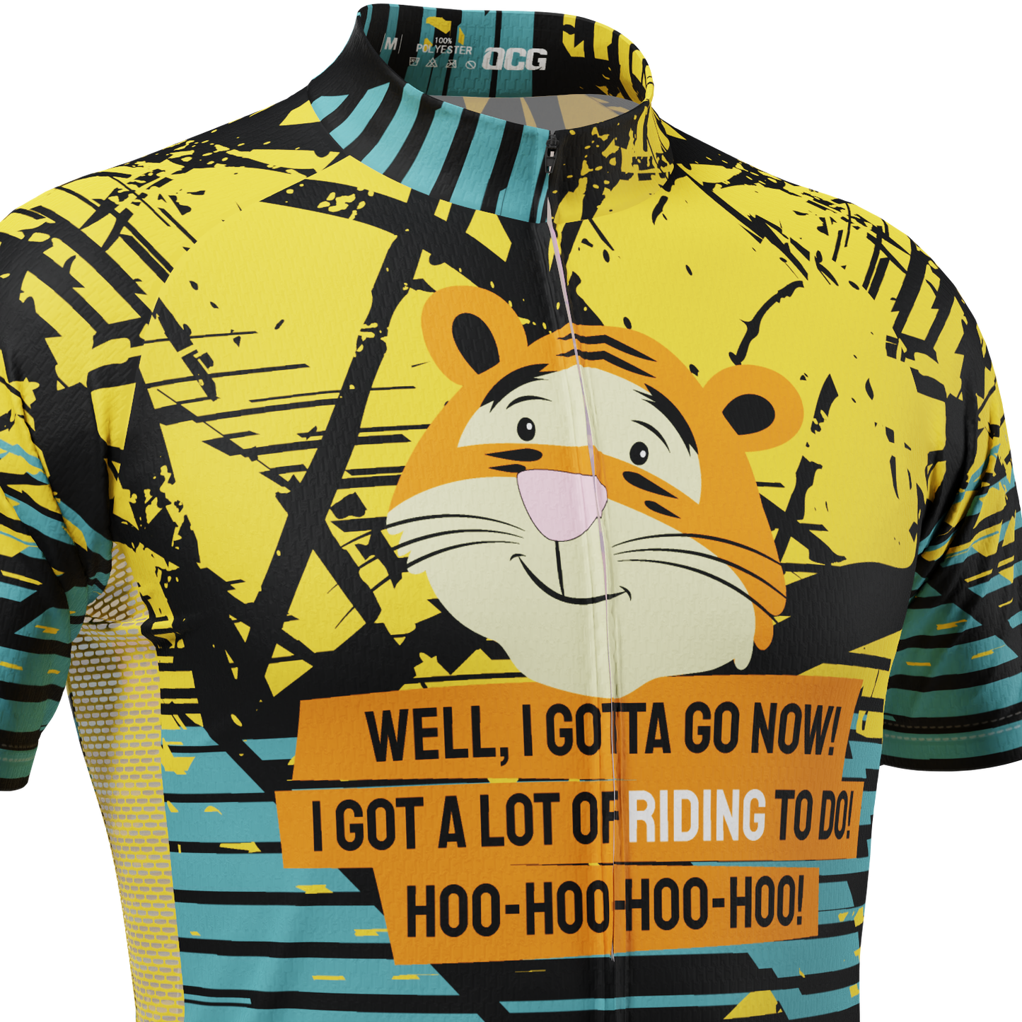 Men's Tigger Ridding Short Sleeve Cycling Jersey