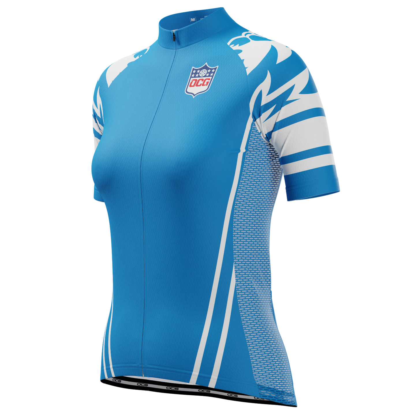 Women's Detroit Football Short Sleeve Cycling Jersey