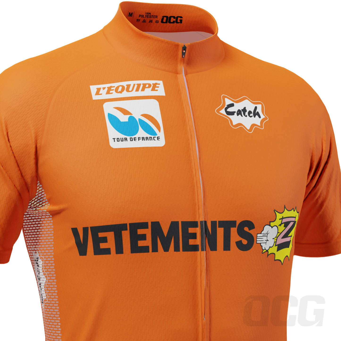 Men's Retro Vetements Team Z Short Sleeve Cycling Jersey