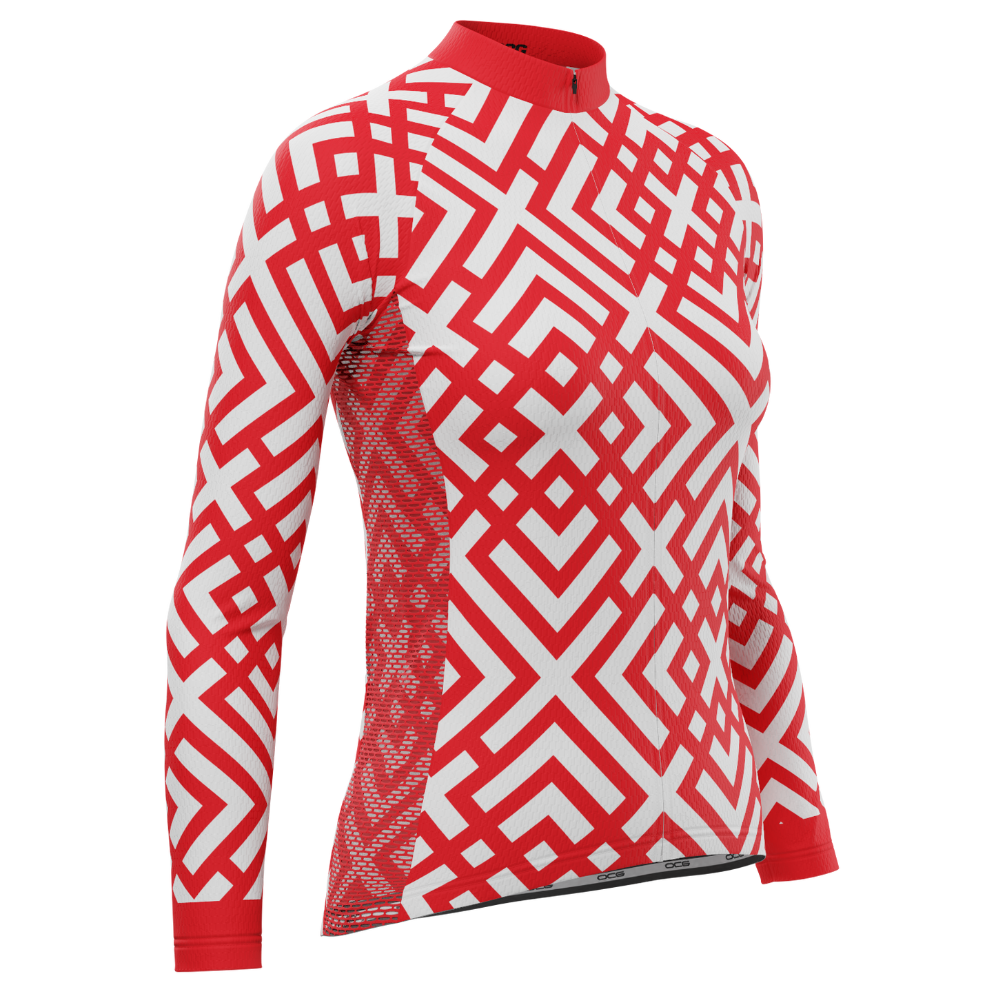 Women's Cross Hatch Long Sleeve Cycling Jersey
