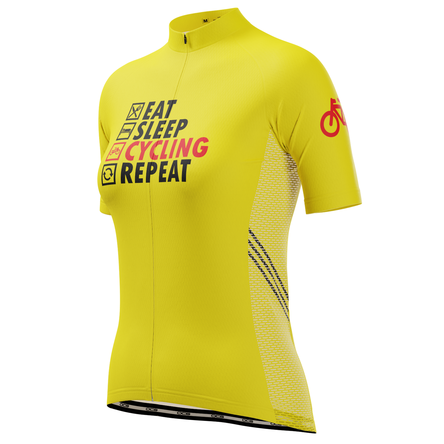 Women's Eat, Sleep, Cycling, Repeat Short Sleeve Cycling Jersey