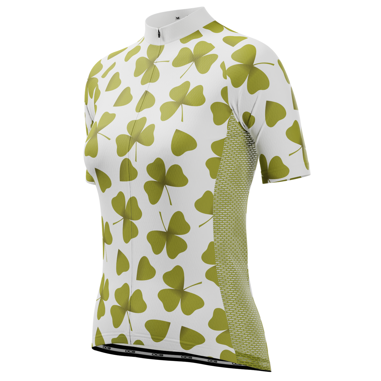 Women's Three Leaf Clover Short Sleeve Cycling Jersey