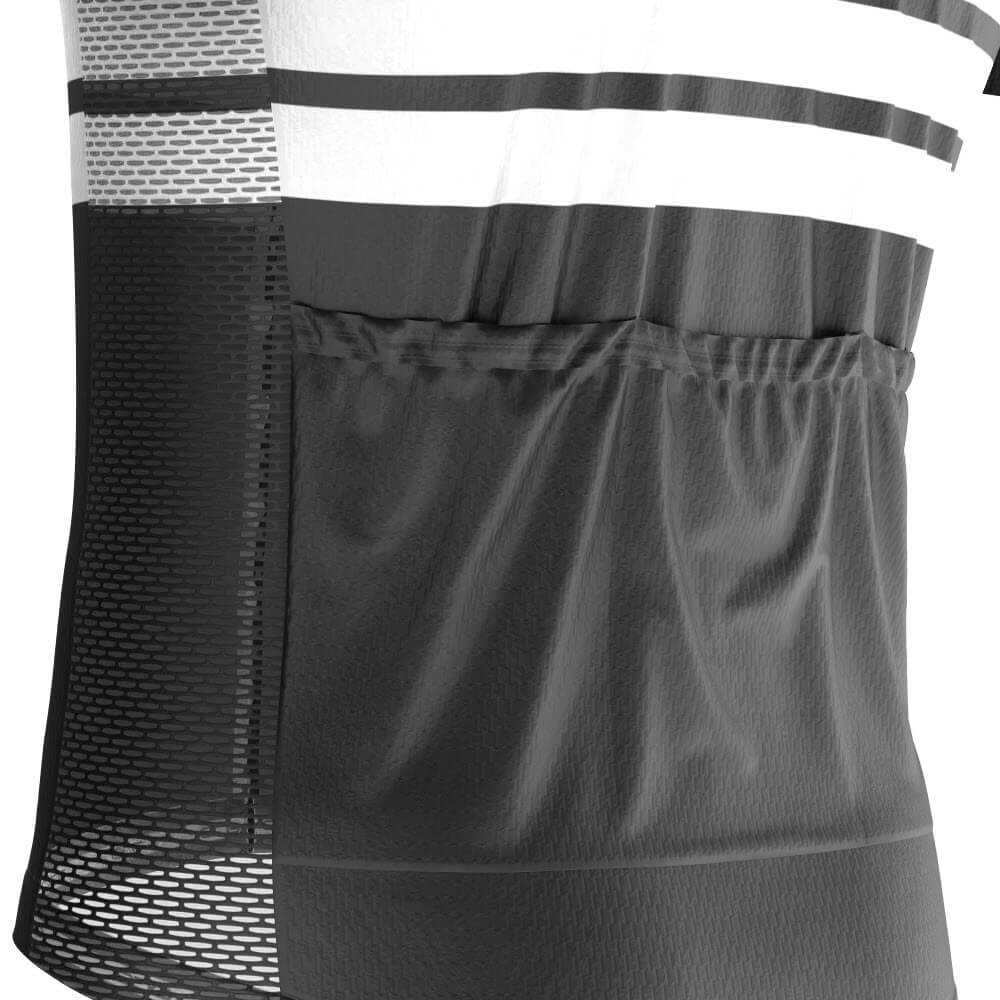 Men's Retro Four Stripe 2 Piece Cycling Kit