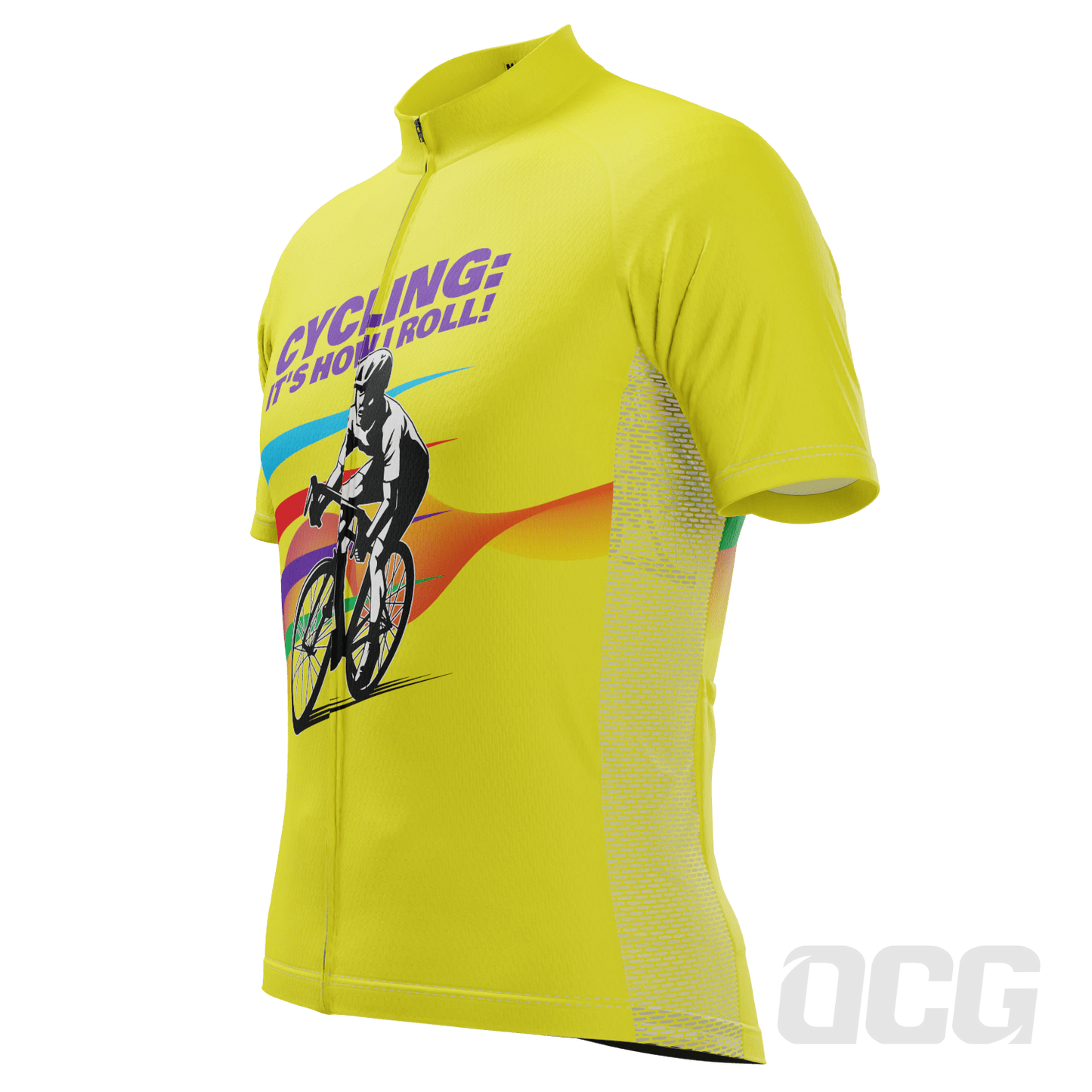 Men's Cycling: It's How I Roll! Short Sleeve Cycling Jersey