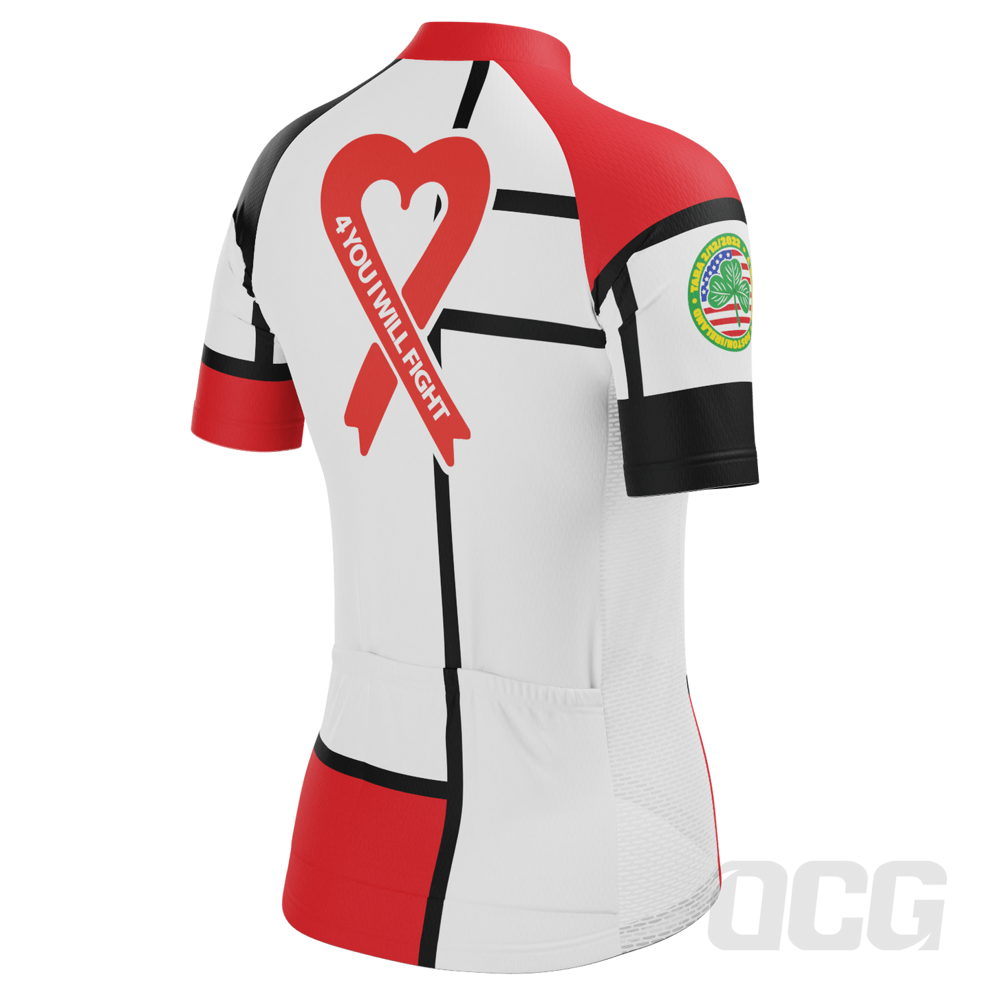 Women's La Vie Claire in Red Custom Short Sleeve Cycling Jersey