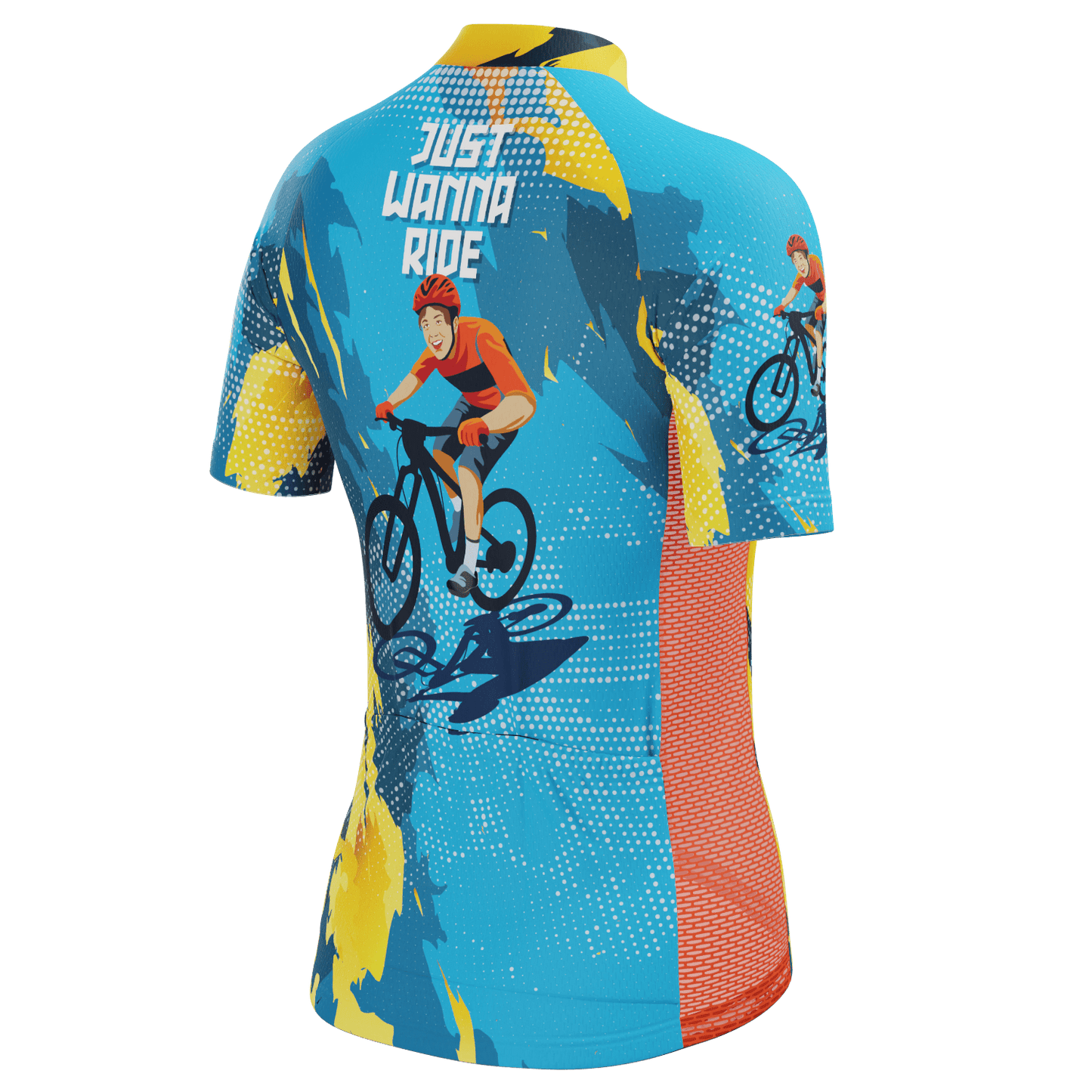 Women's Just Wanna Ride Short Sleeve Cycling Jersey