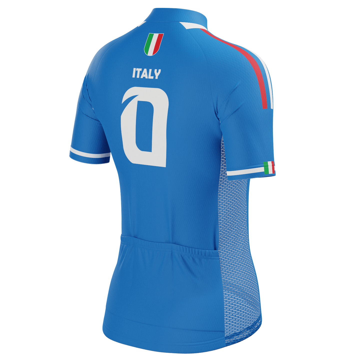 Women's Italy Soccer Short Sleeve Cycling Jersey
