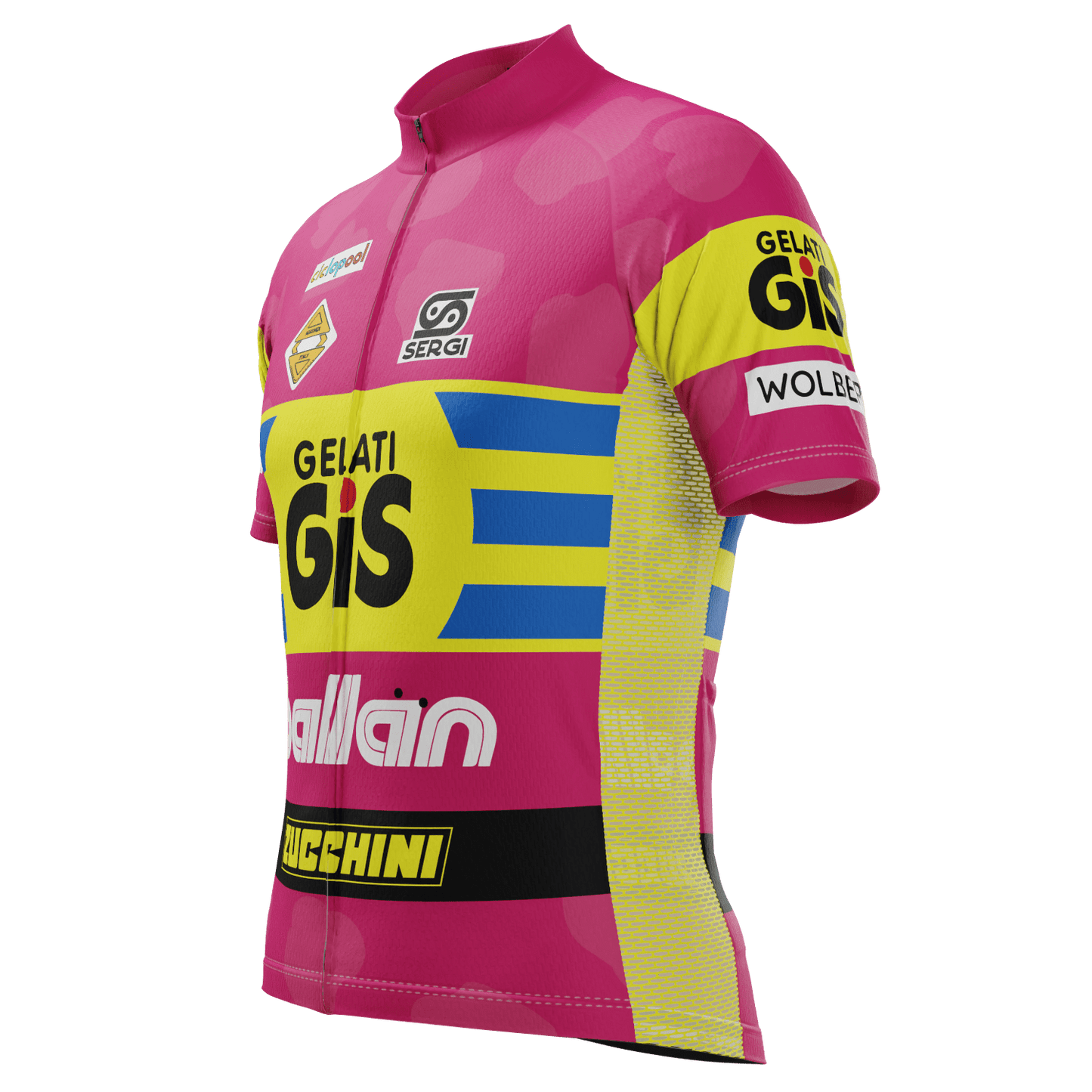 Men's Retro Ice Cream Short Sleeve Cycling Jersey