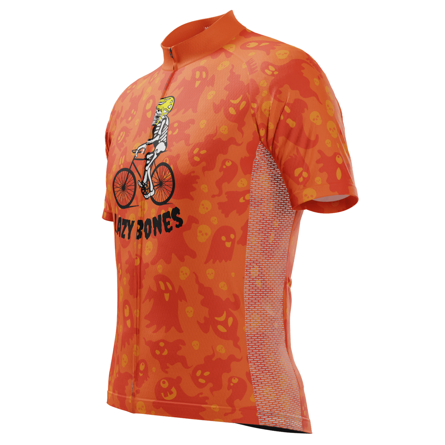 Men's Lazy Bones Short Sleeve Cycling Jersey