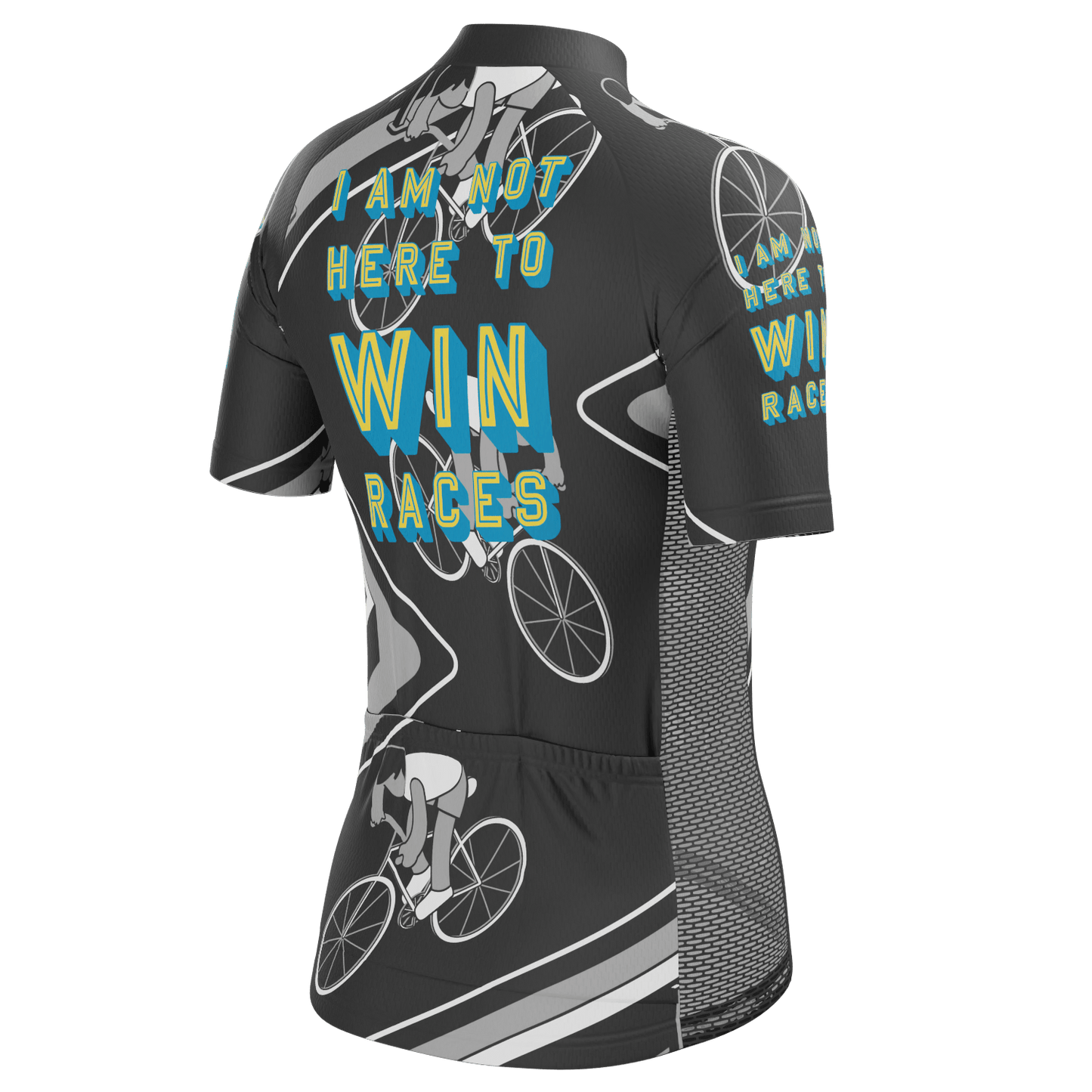 Women's I am Not Here To Win Races Short Sleeve Cycling Jersey