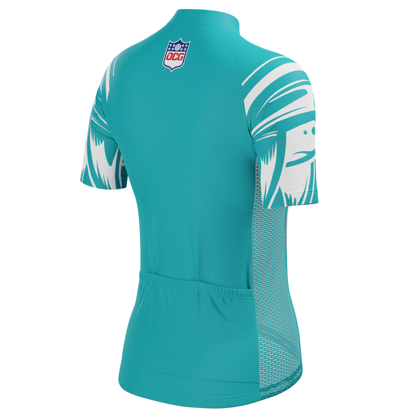 Women's Miami Football Short Sleeve Cycling Jersey