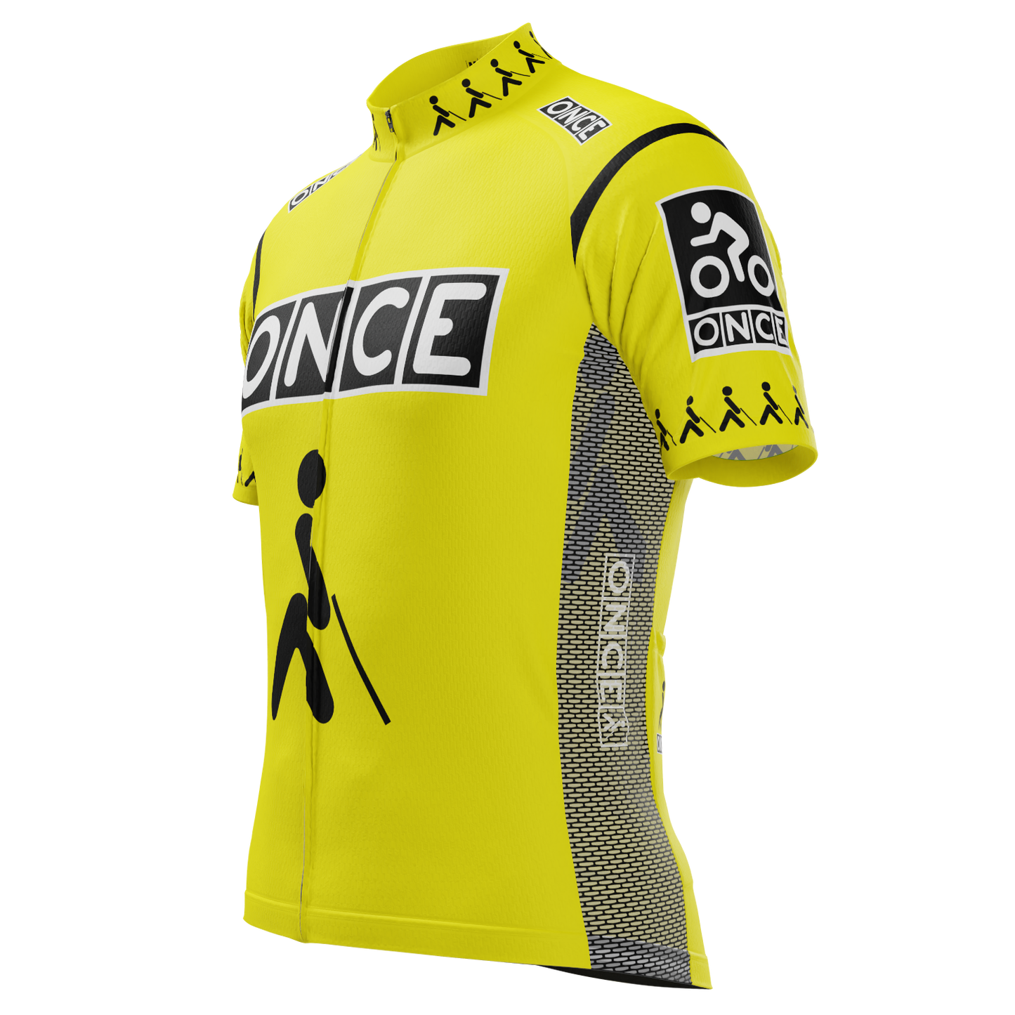 Men's Retro Solo Short Sleeve Cycling Jersey