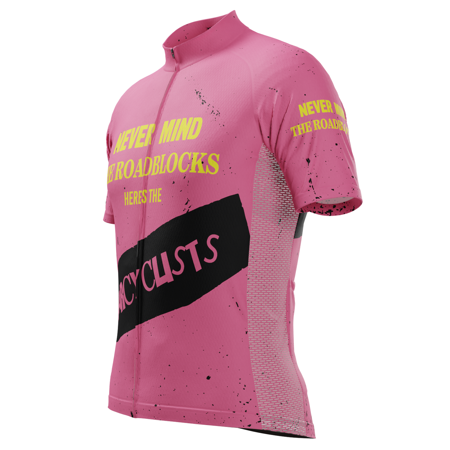 Men's Never Mind The Roadblocks Short Sleeve Cycling Jersey