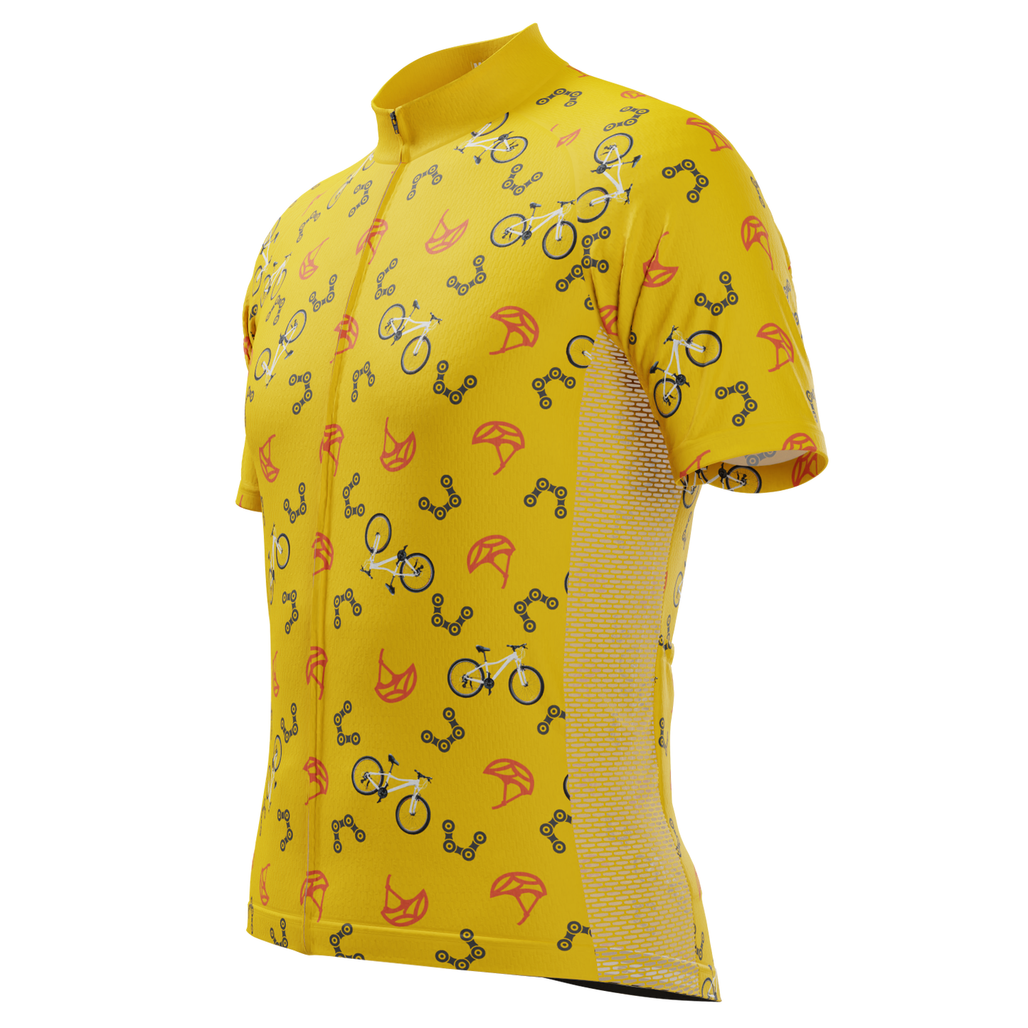 Men's Custom Bike & Helmets Design Personalized Short Sleeve Cycling Jersey
