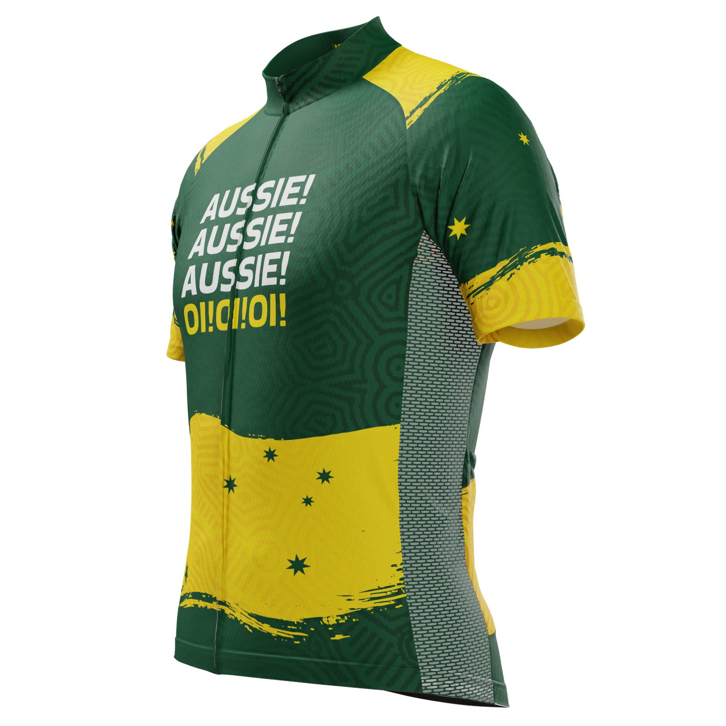 Men's Aussie Aussie Aussie Short Sleeve Cycling Jersey