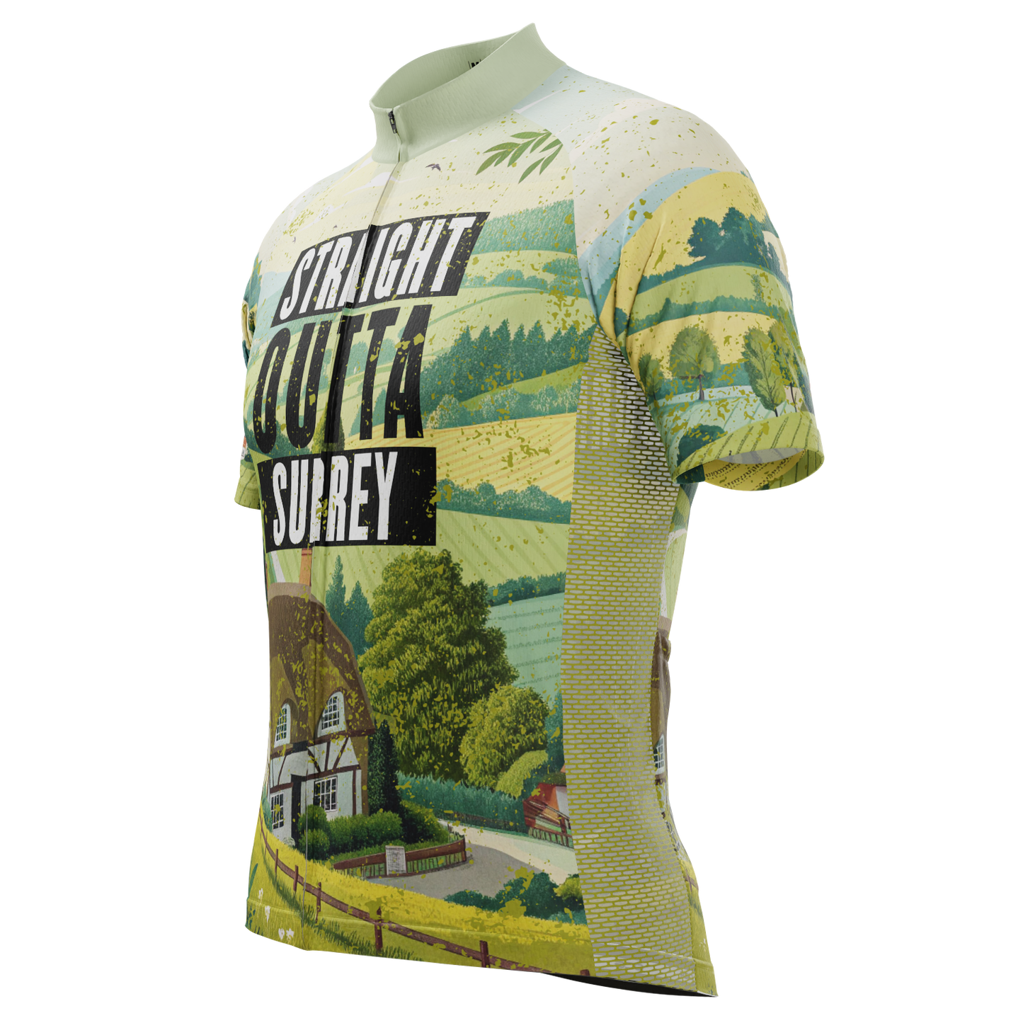 Men's Straight Outta Surrey Short Sleeve Cycling Jersey