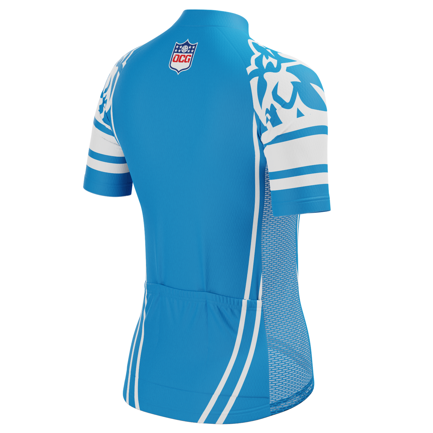 Women's Detroit Football Short Sleeve Cycling Jersey