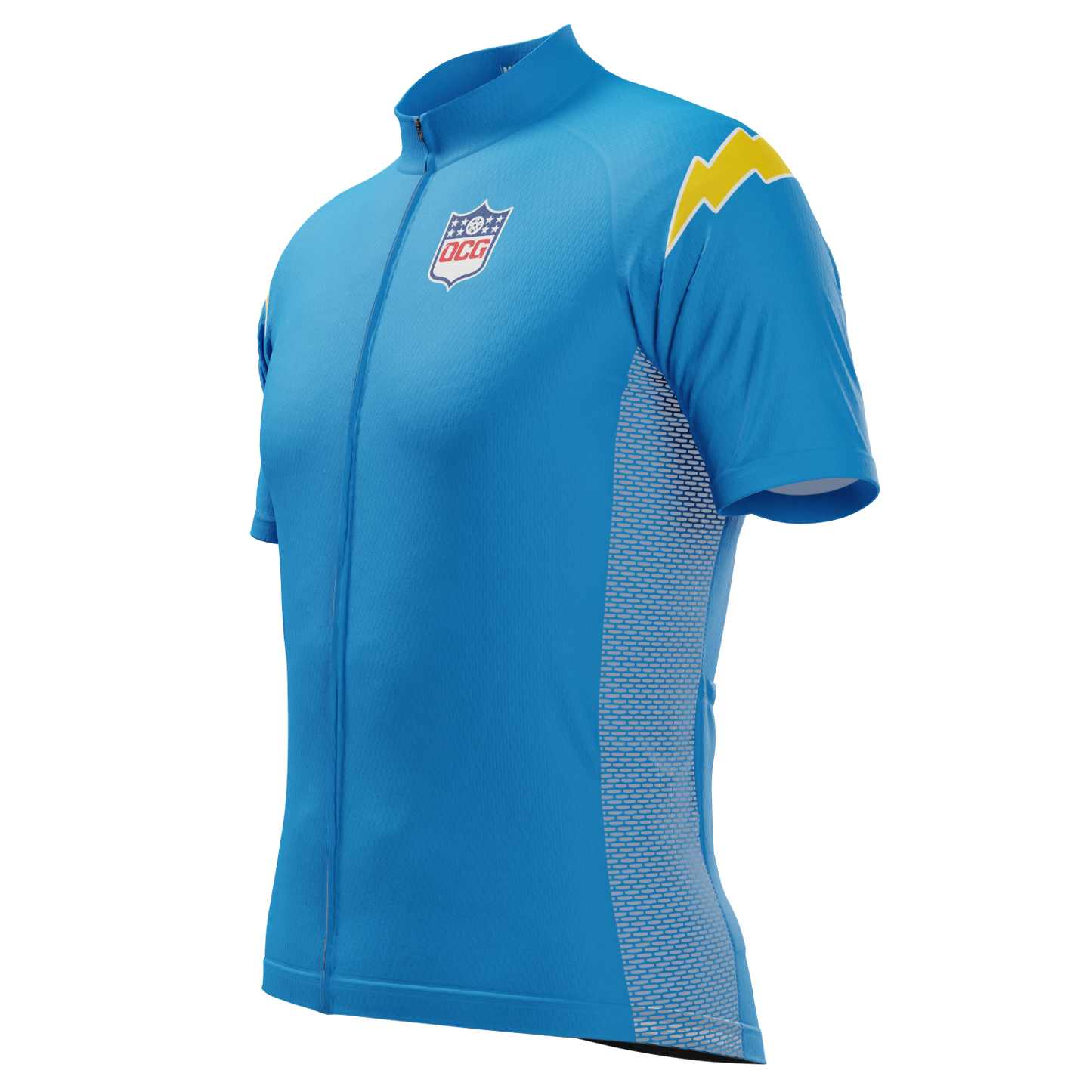 Men's Charger Football Short Sleeve Cycling Jersey