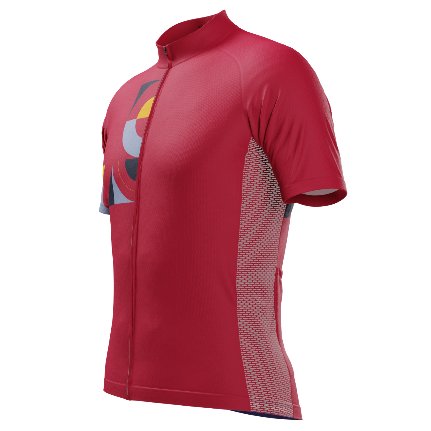 Men's Mosaic Blocks Short Sleeve Cycling Jersey