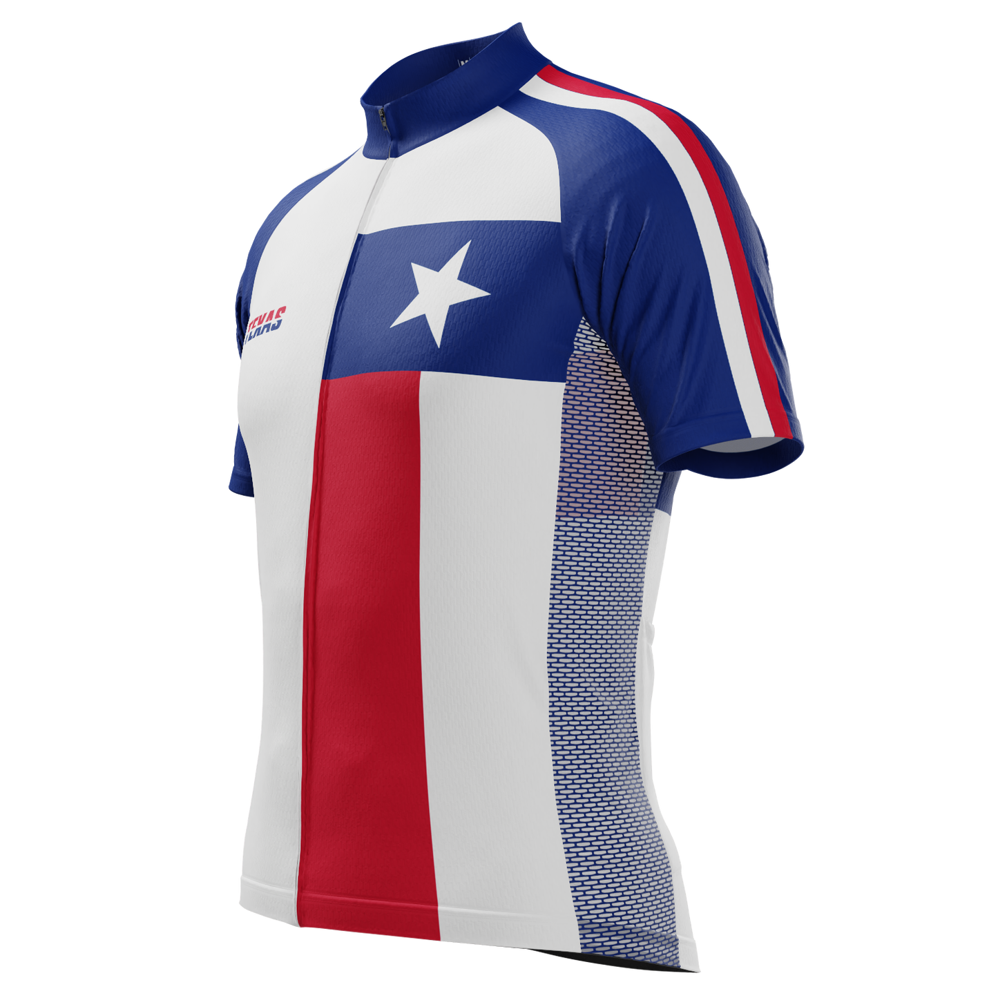 Men's Texas US State Icon Short Sleeve Cycling Jersey