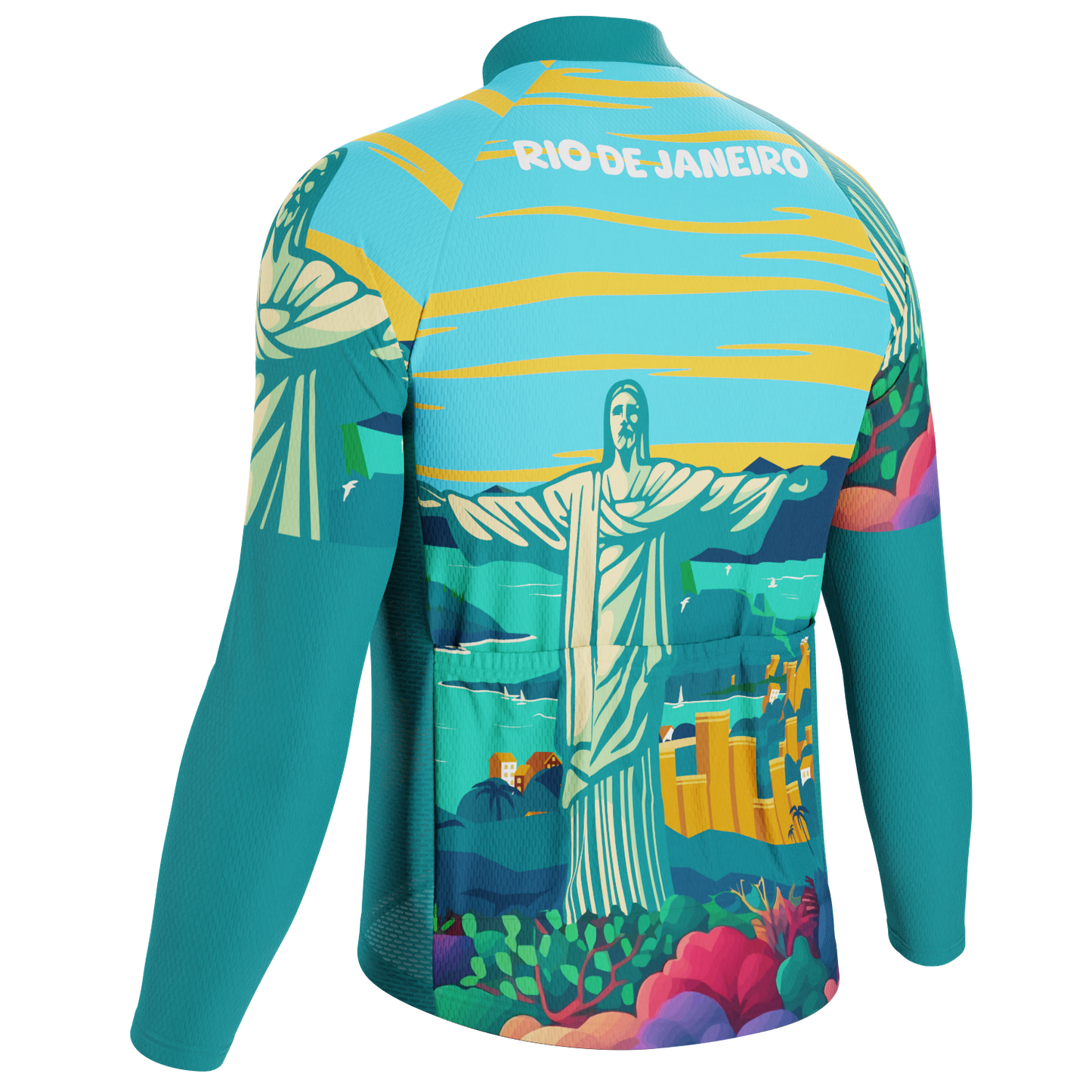 Men's Around The World - Rio de Janeiro Long Sleeve Cycling Jersey