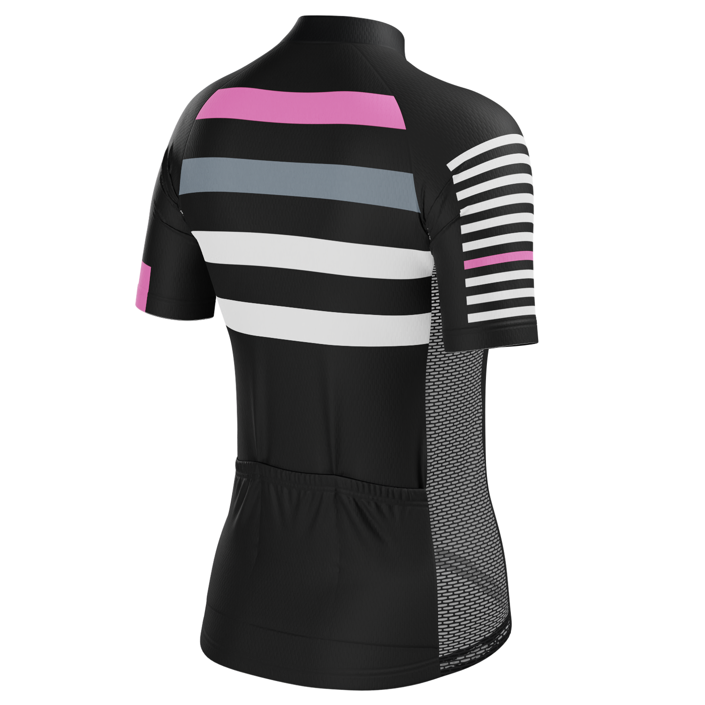 Women's Four Stripes Short Sleeve Cycling Jersey