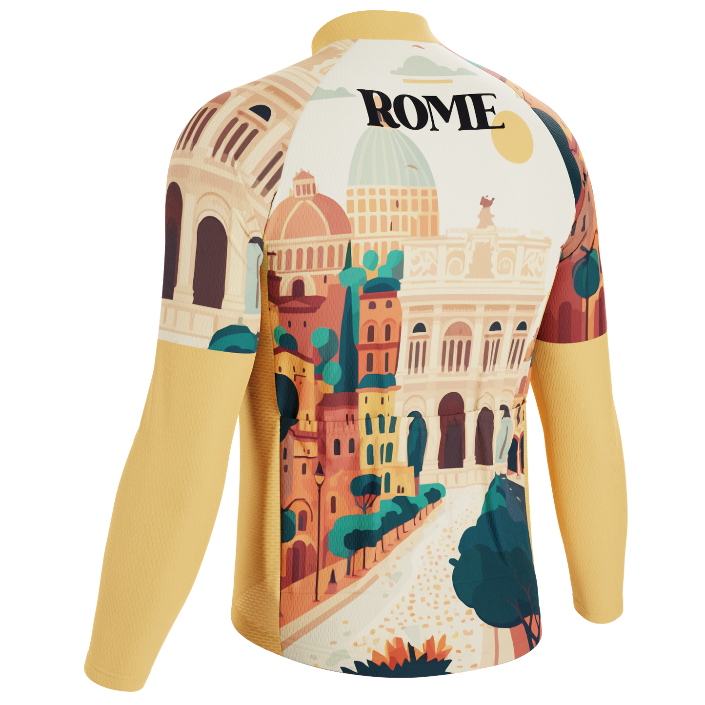 Men's Around The World - Rome Long Sleeve Cycling Jersey