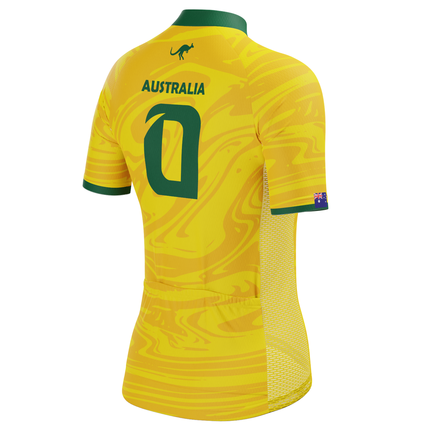 Women's Australia Soccer Short Sleeve Cycling Jersey