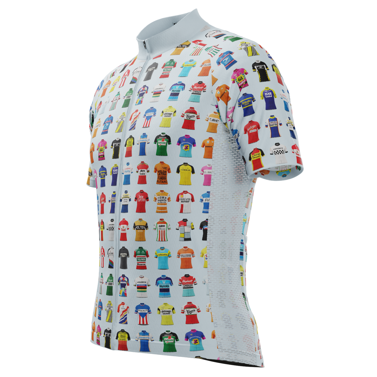 Men's Vintage Cycling Teams Short Sleeve Cycling Jersey