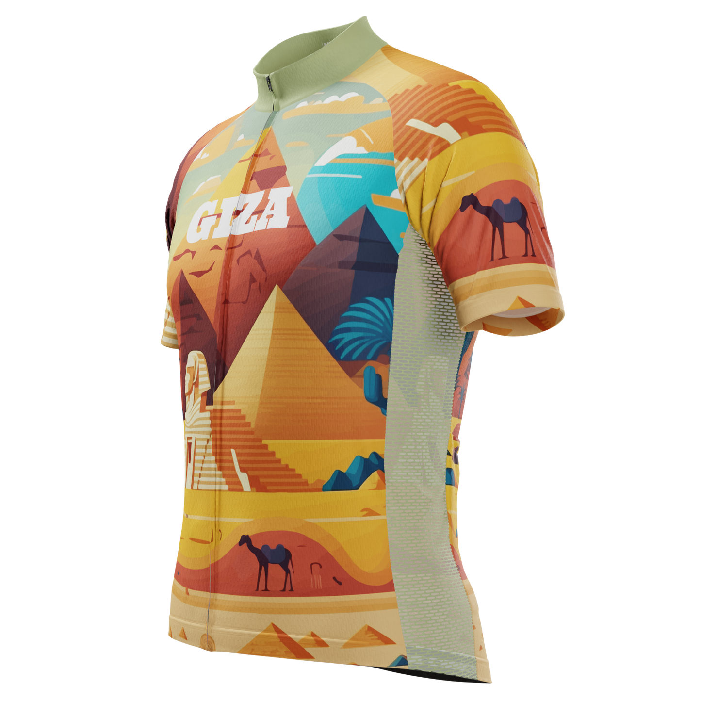 Men's Around The World - Giza Short Sleeve Cycling Jersey