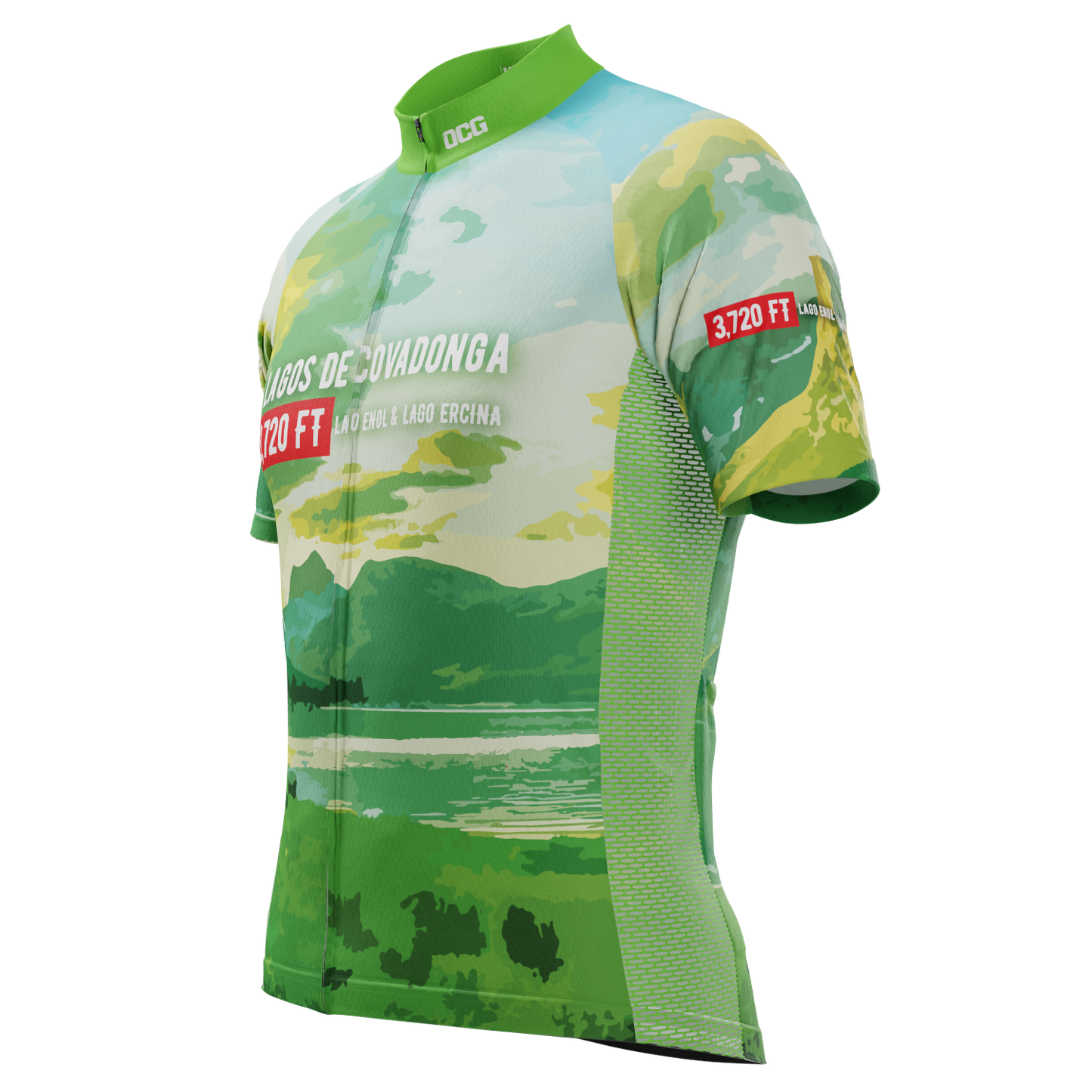 Men's  Lagos de Covadonga Epic Climbs  Short Sleeve Cycling Jersey