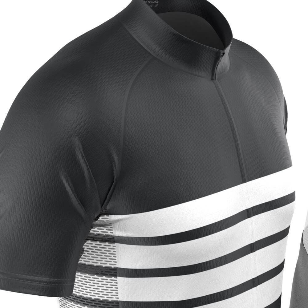 Men's Retro Four Stripe 2 Piece Cycling Kit