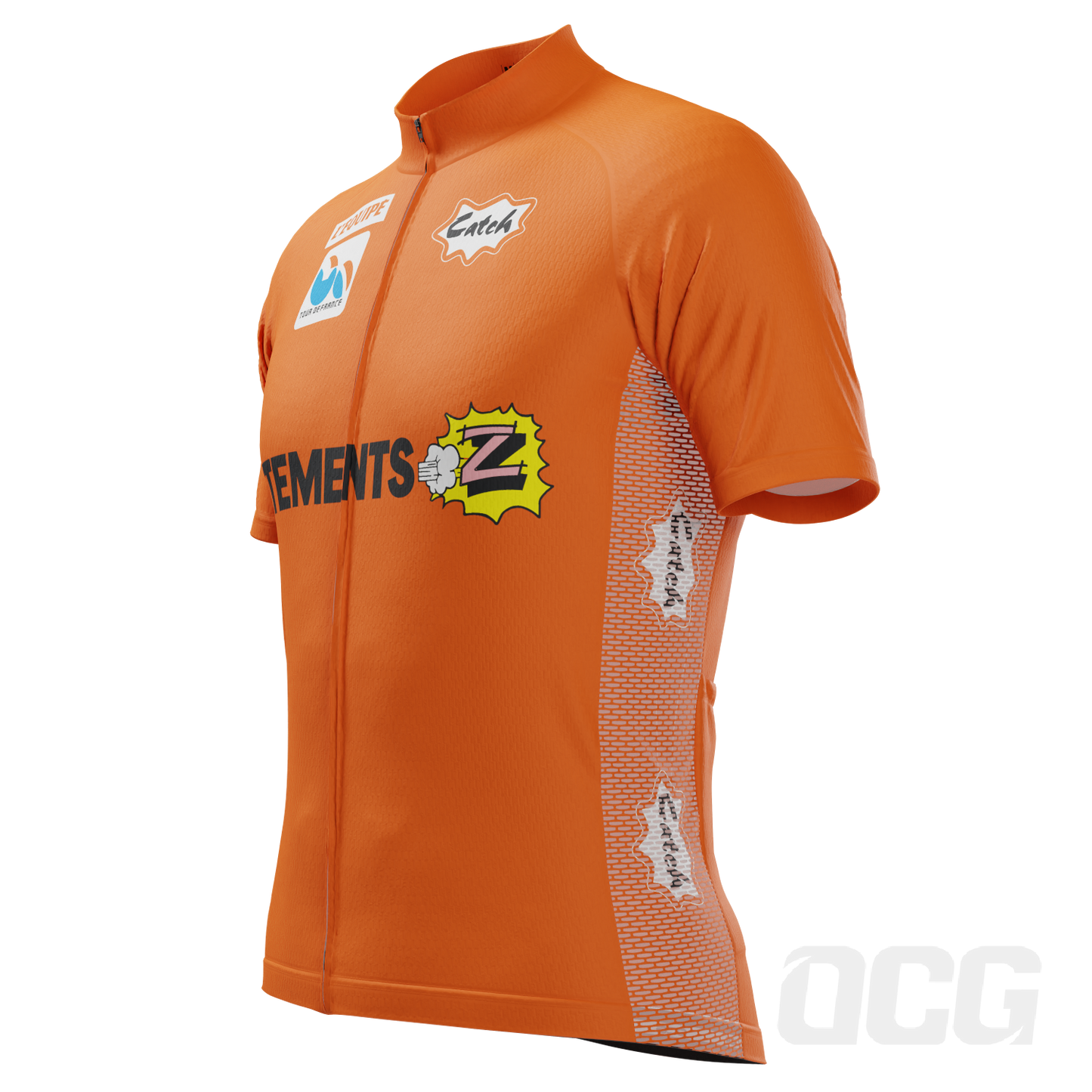 Men's Retro Vetements Team Z Short Sleeve Cycling Jersey