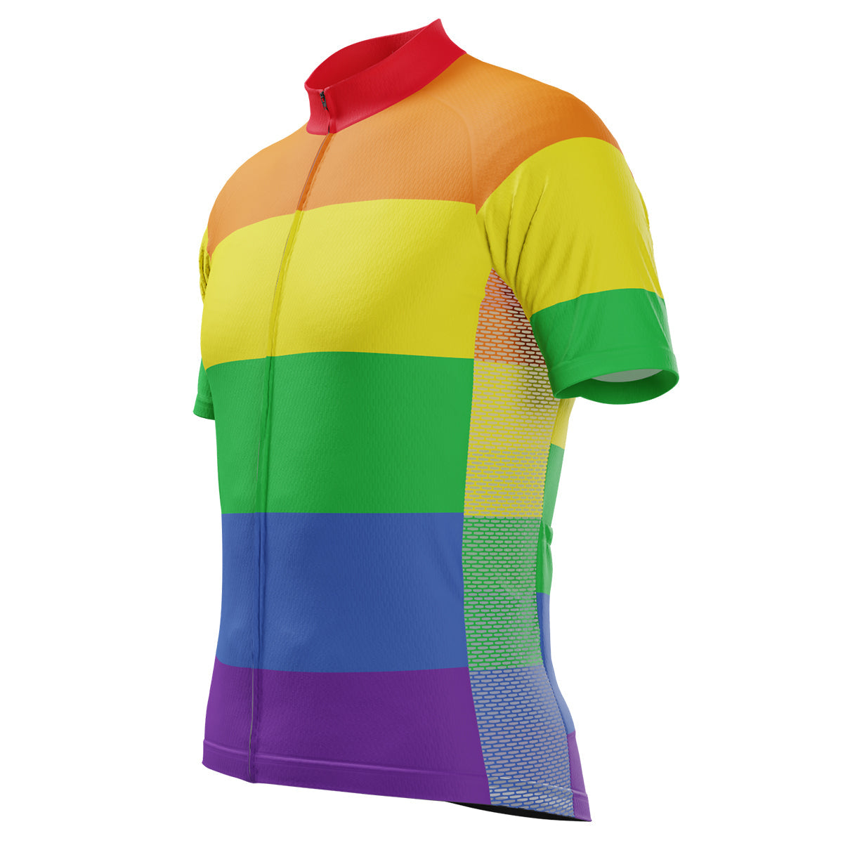 Men's LGBT Classic Gay Pride Short Sleeve Cycling Jersey