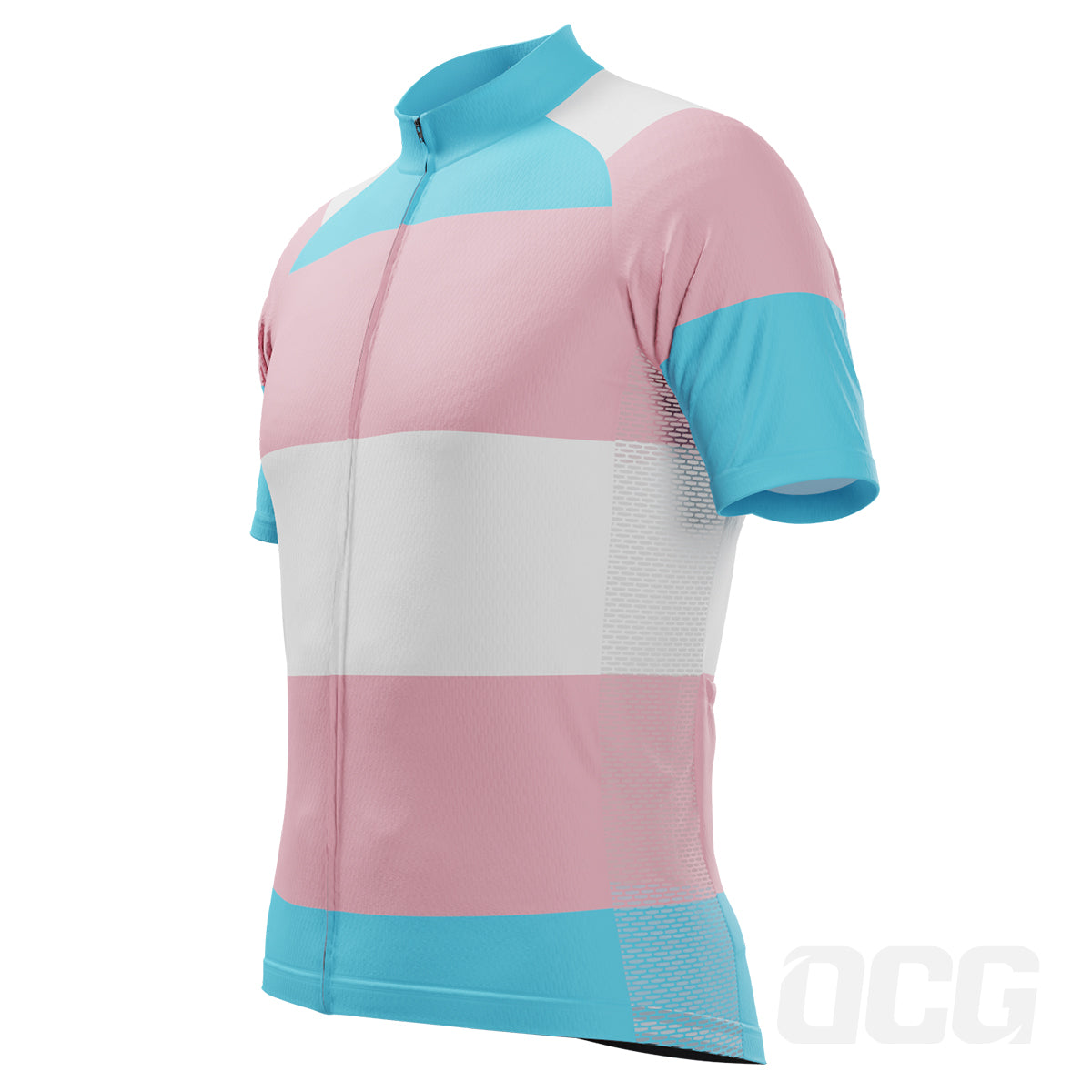 Men's LGBT Trans Pride Short Sleeve Cycling Jersey