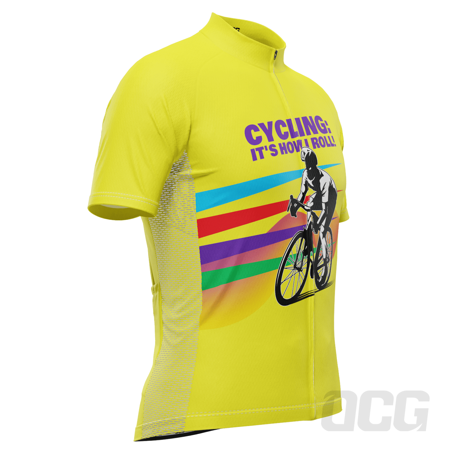 Men's Cycling: It's How I Roll! Short Sleeve Cycling Jersey