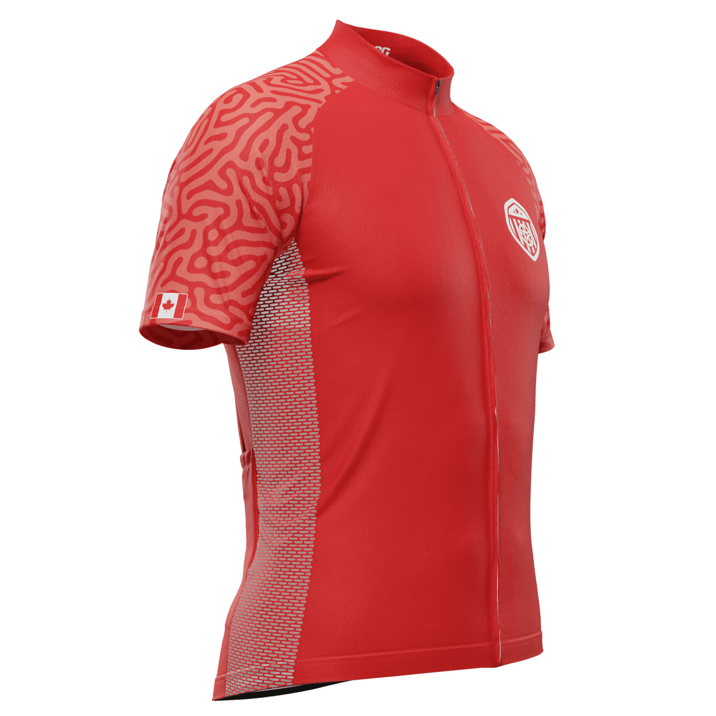Men's Canada Soccer Short Sleeve Cycling Jersey