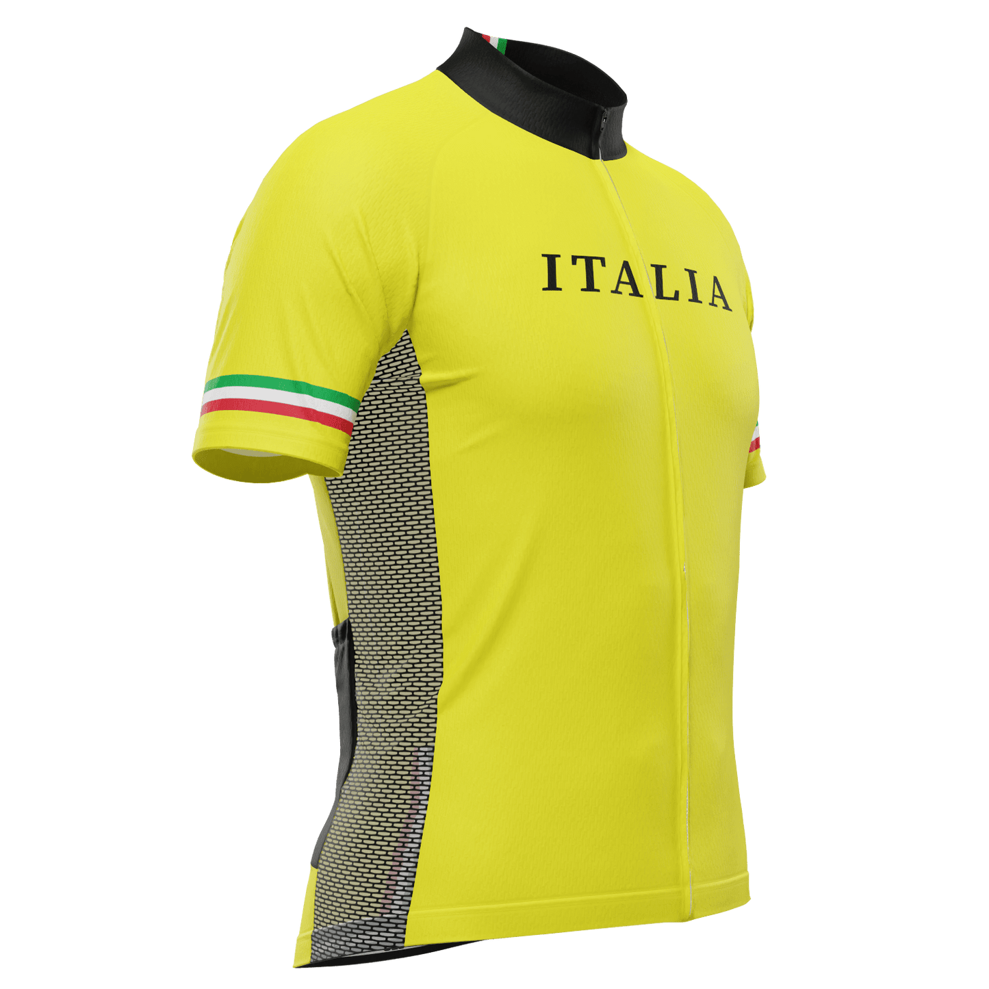 Men's High Viz Italia Short Sleeve Cycling Jersey