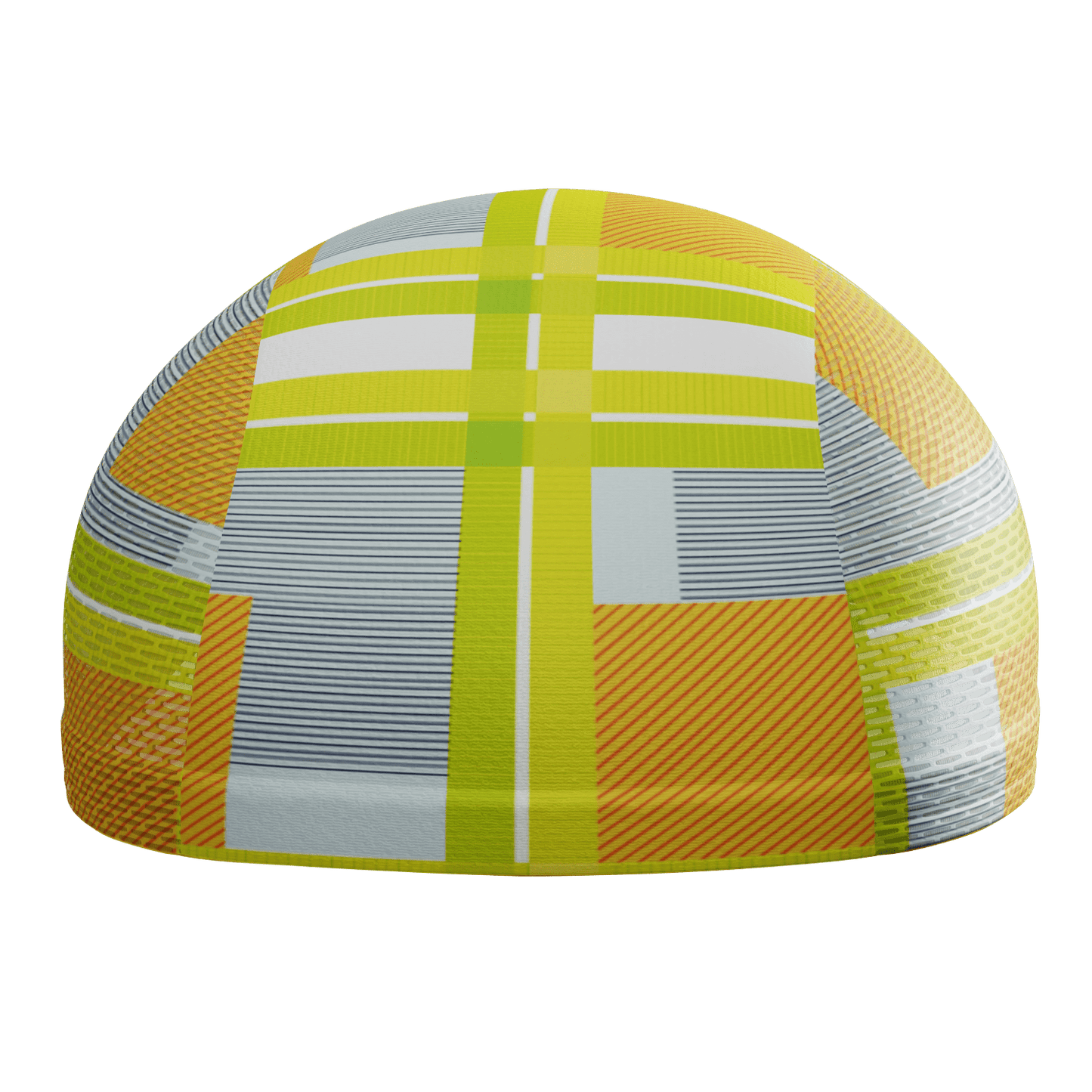 Unisex Criss-Crossed Tartan Quick Dry Cycling Cap
