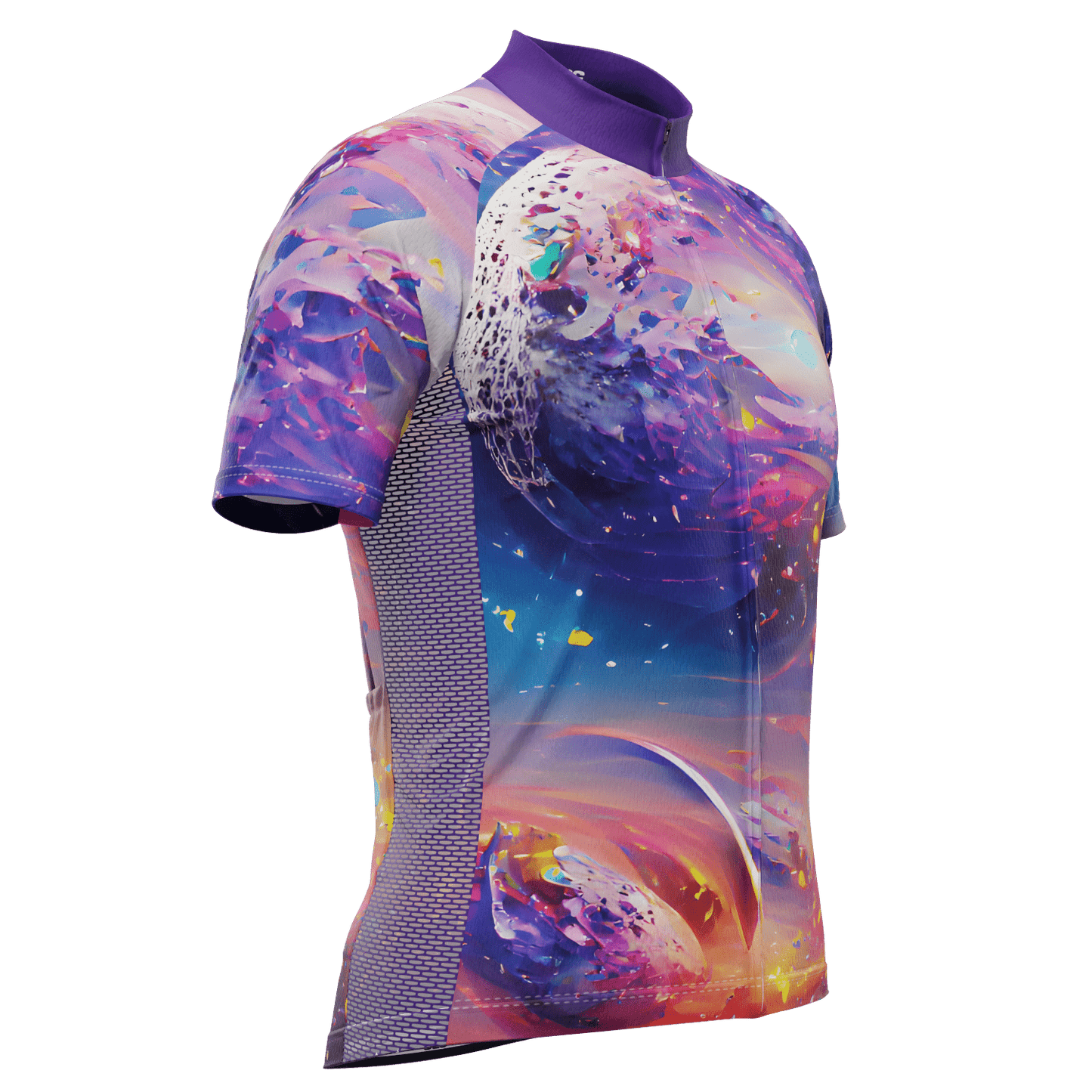 Men's Planets Short Sleeve Cycling Jersey