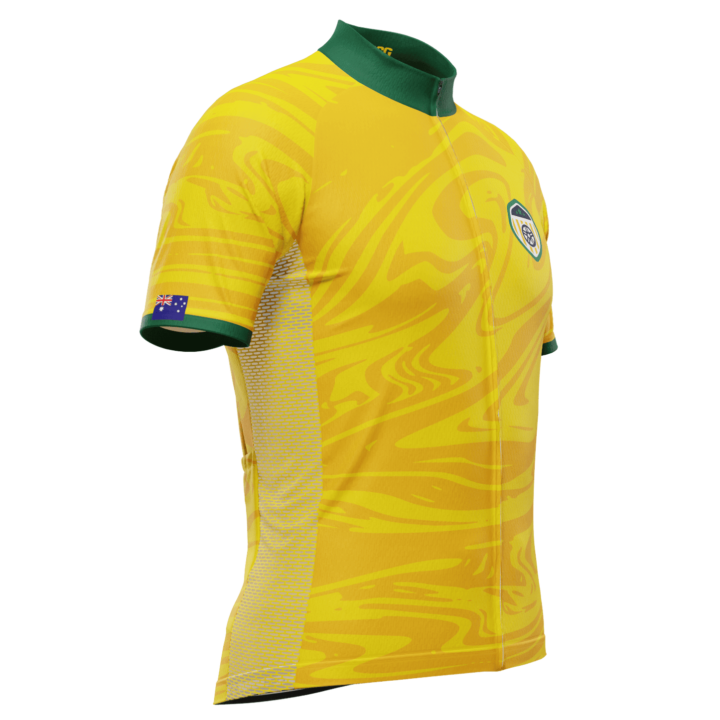 Men's Australia Soccer Short Sleeve Cycling Jersey