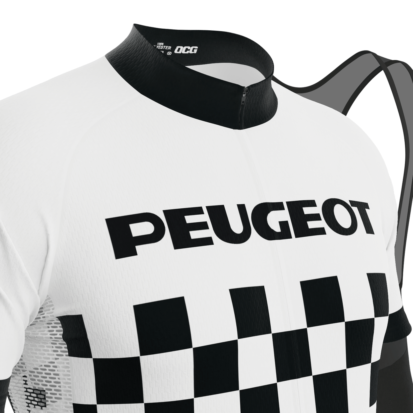 Men's Peugeot Shell Retro 1983 Short Sleeve 2 Piece Cycling Kit