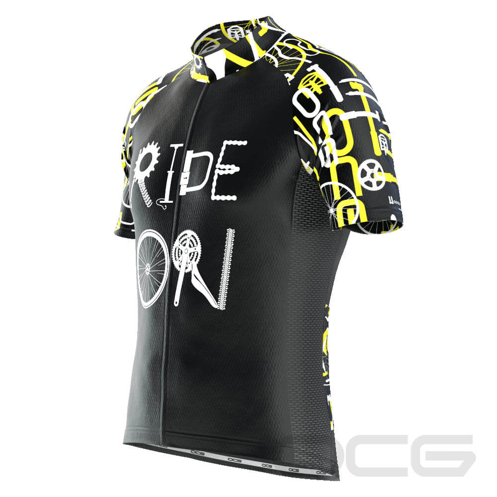 Men's Ride On Short Sleeve Cycling Jersey