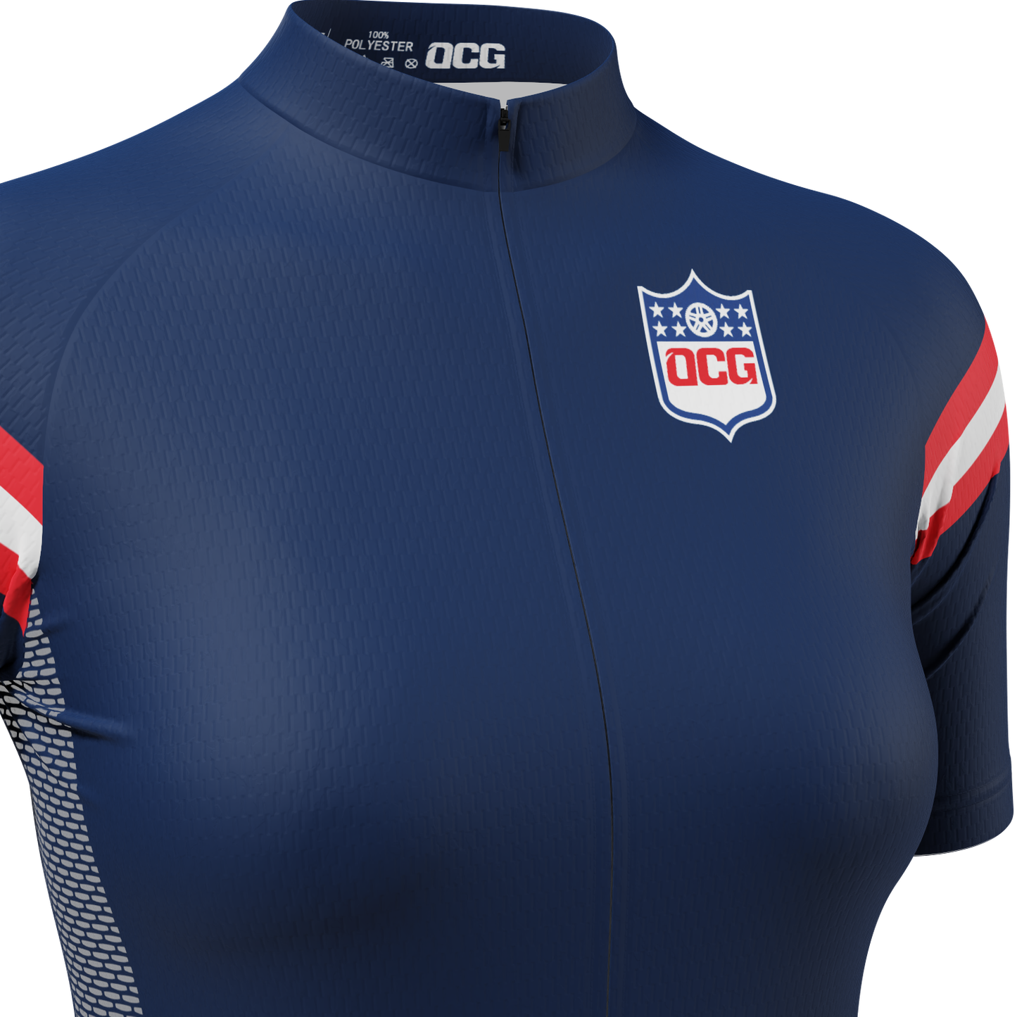 Women's New England Football Short Sleeve Cycling Jersey