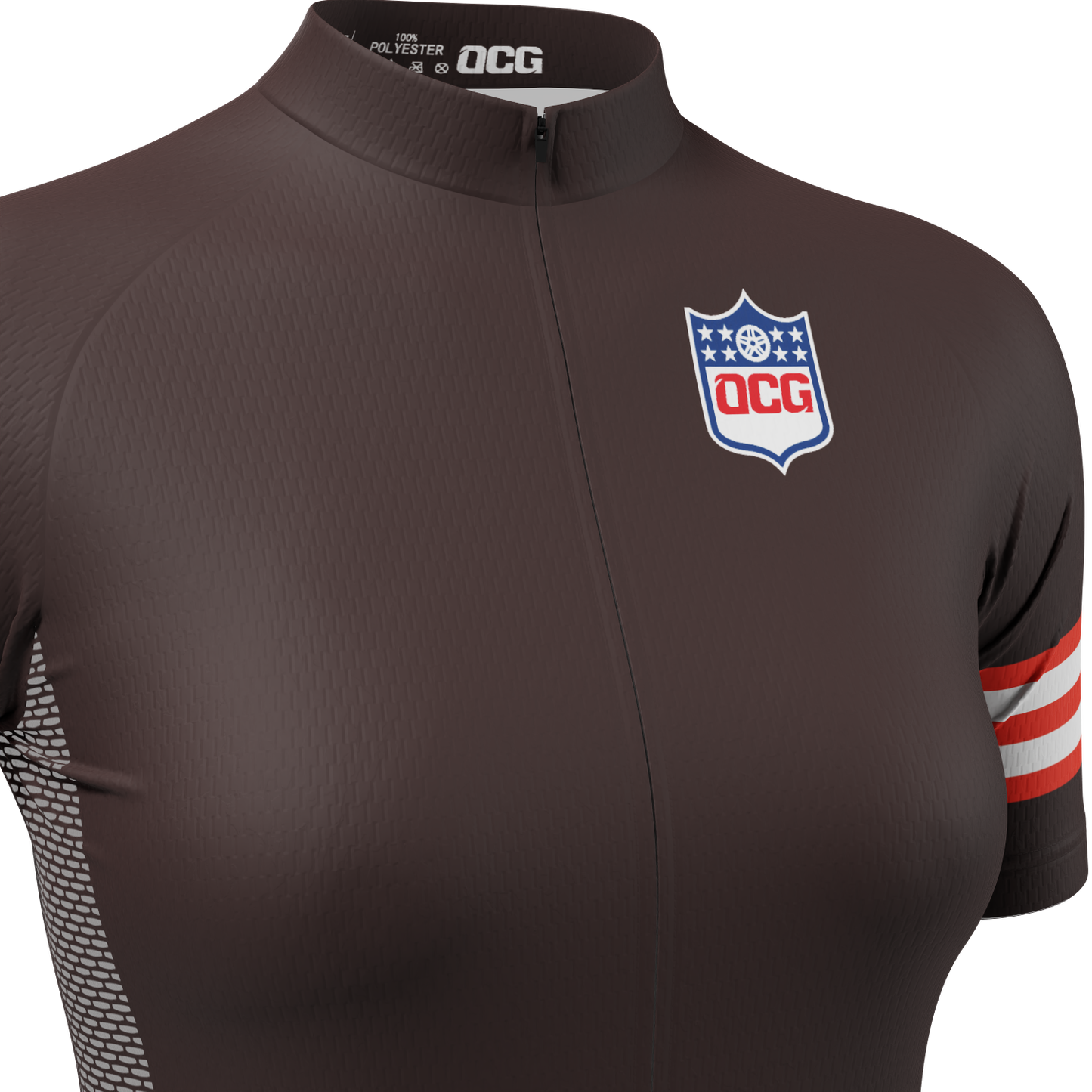 Women's Cleveland Football Short Sleeve Cycling Jersey