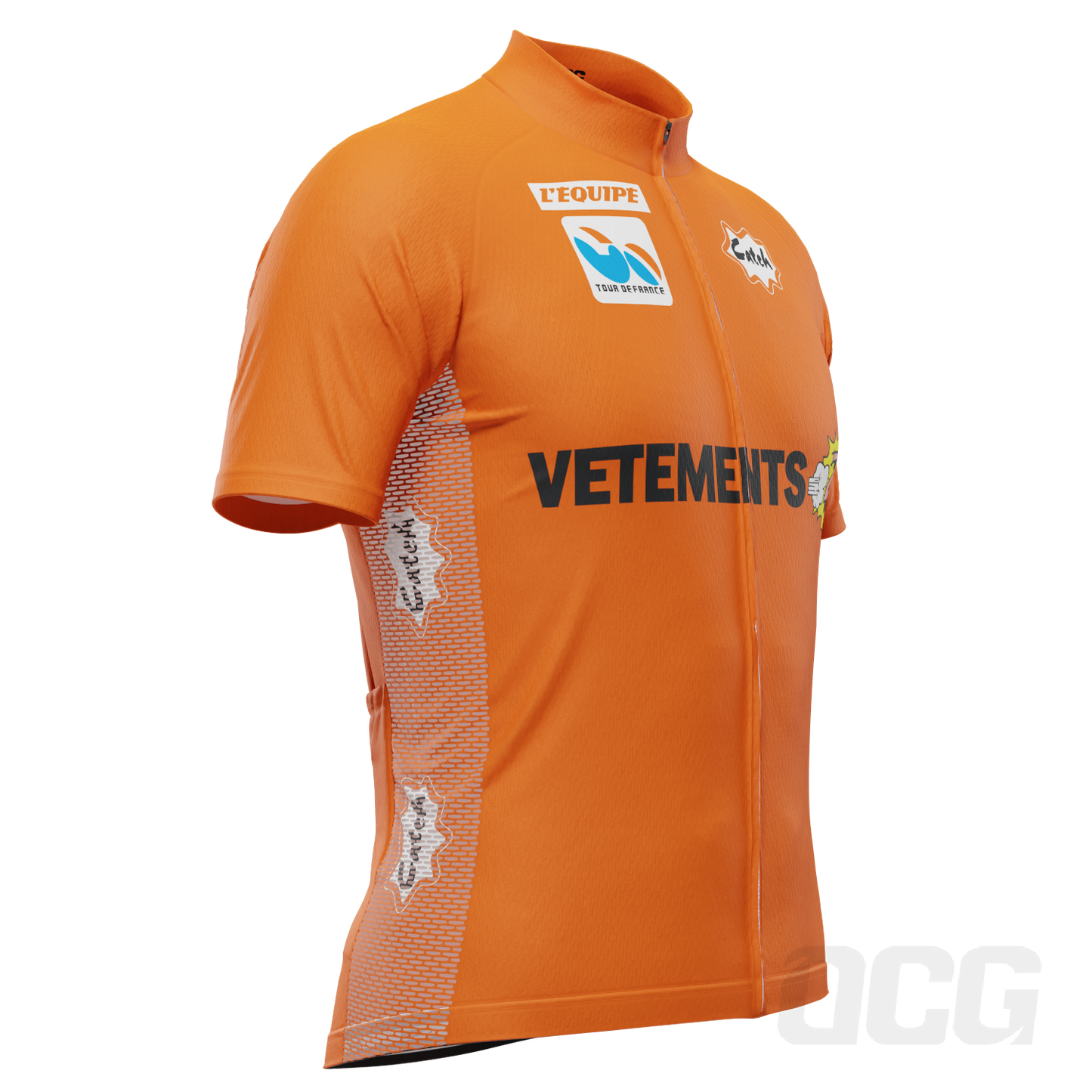 Men's Retro Vetements Team Z Short Sleeve Cycling Jersey