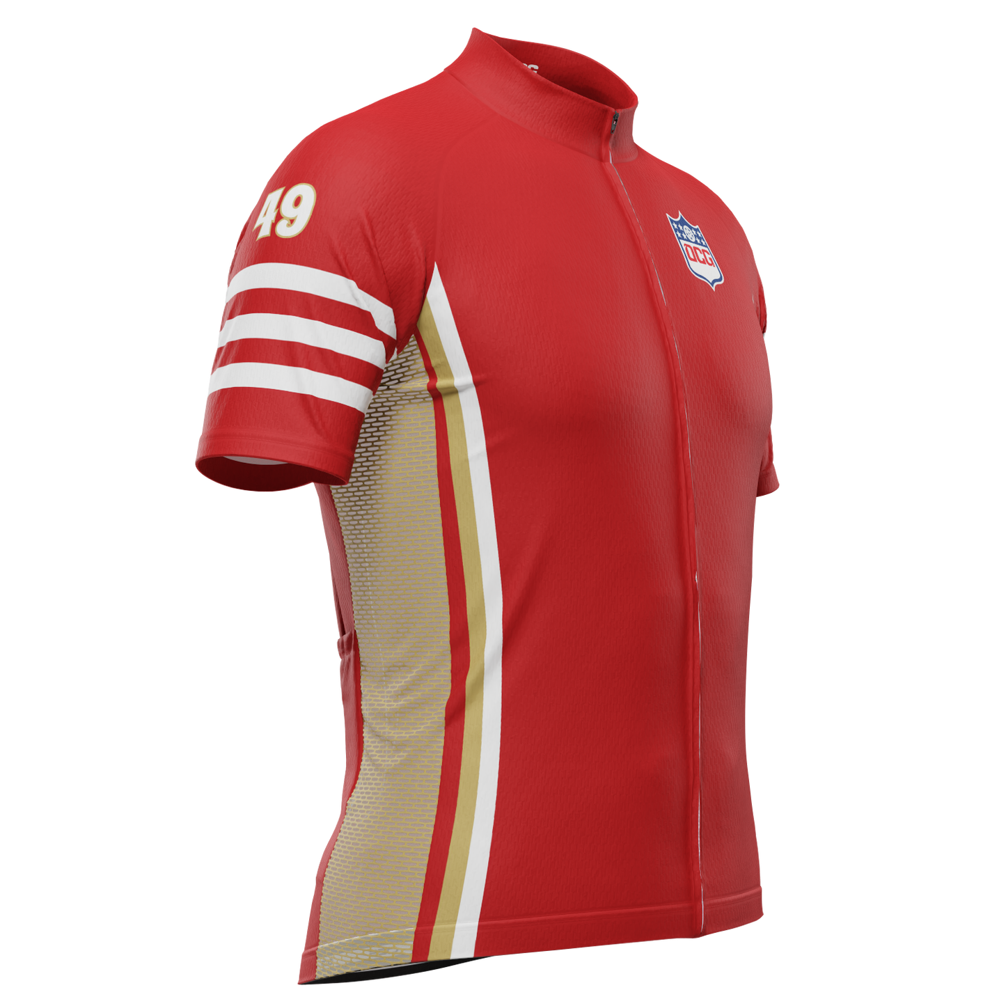 Men's San Francisco Football Short Sleeve Cycling Jersey