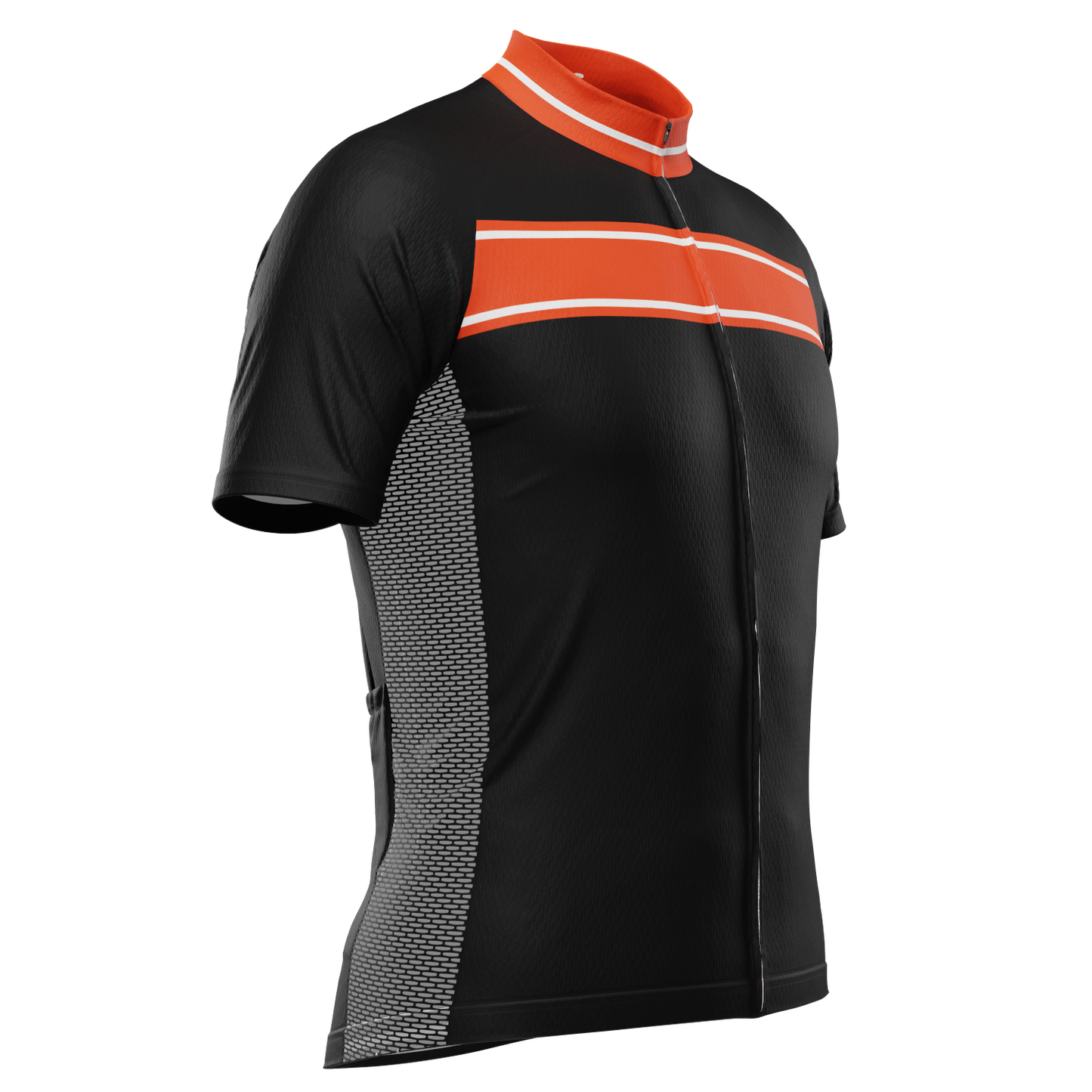 Men's Retro Rush Stripes Short Sleeve Cycling Jersey